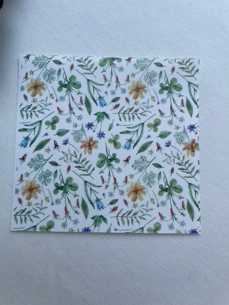 Garden themed Transferpaper