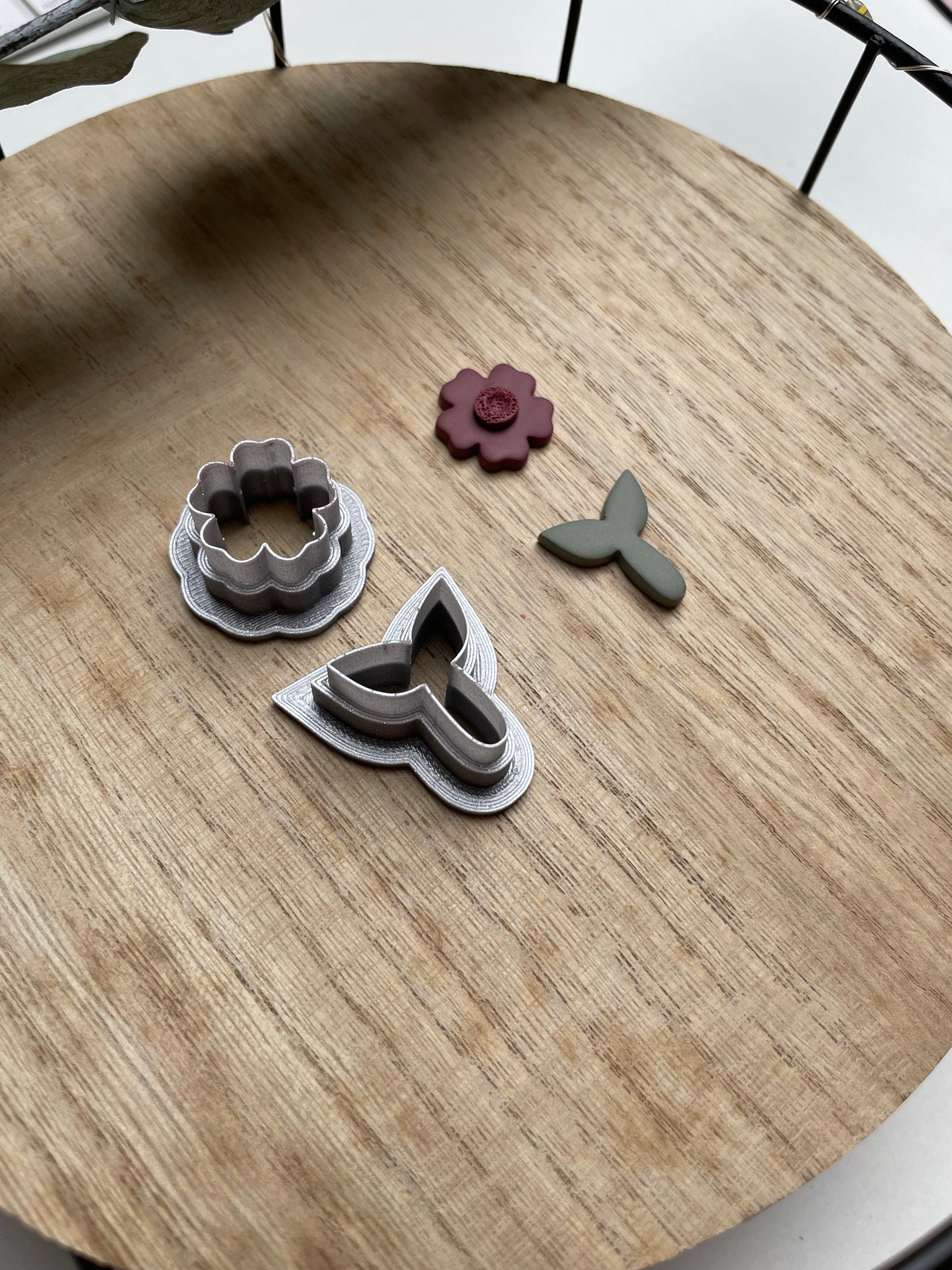 Clay Cutter Clover Flower
