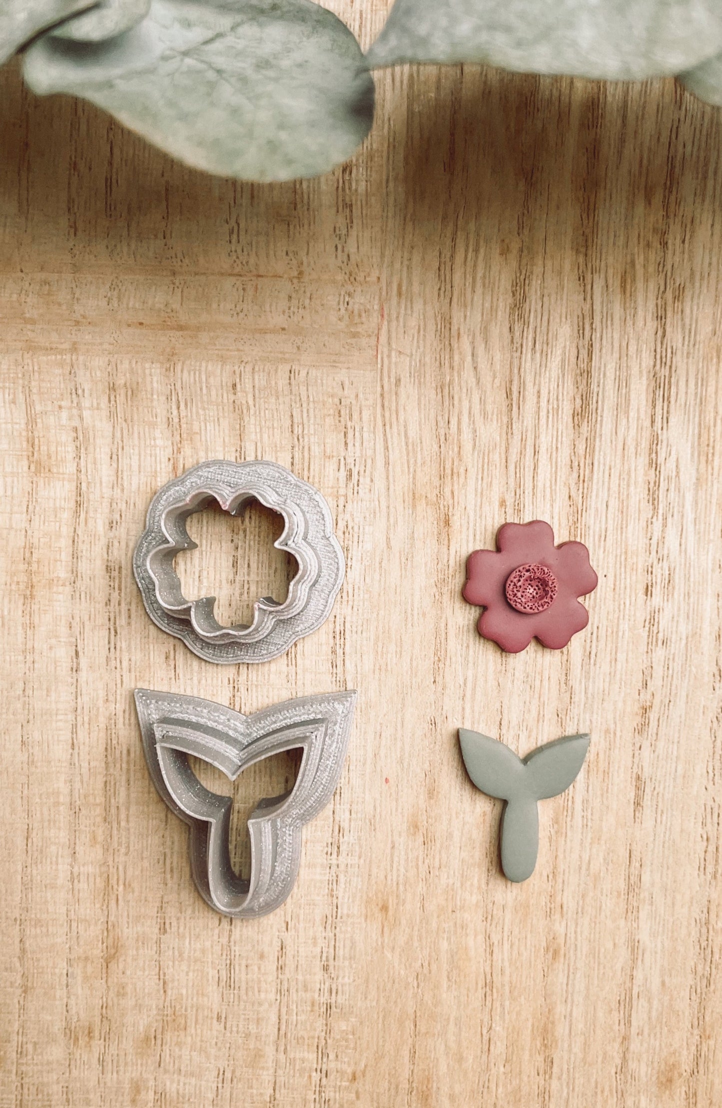 Clay Cutter Clover Flower