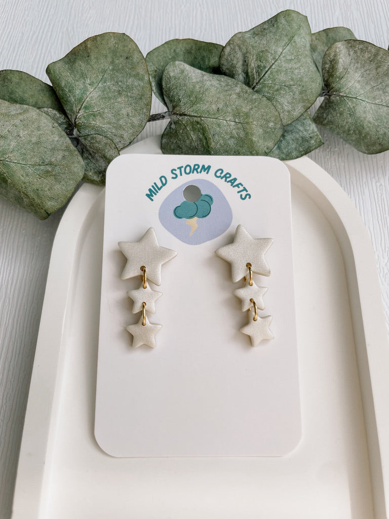 Polymerclay Earrings | Star
