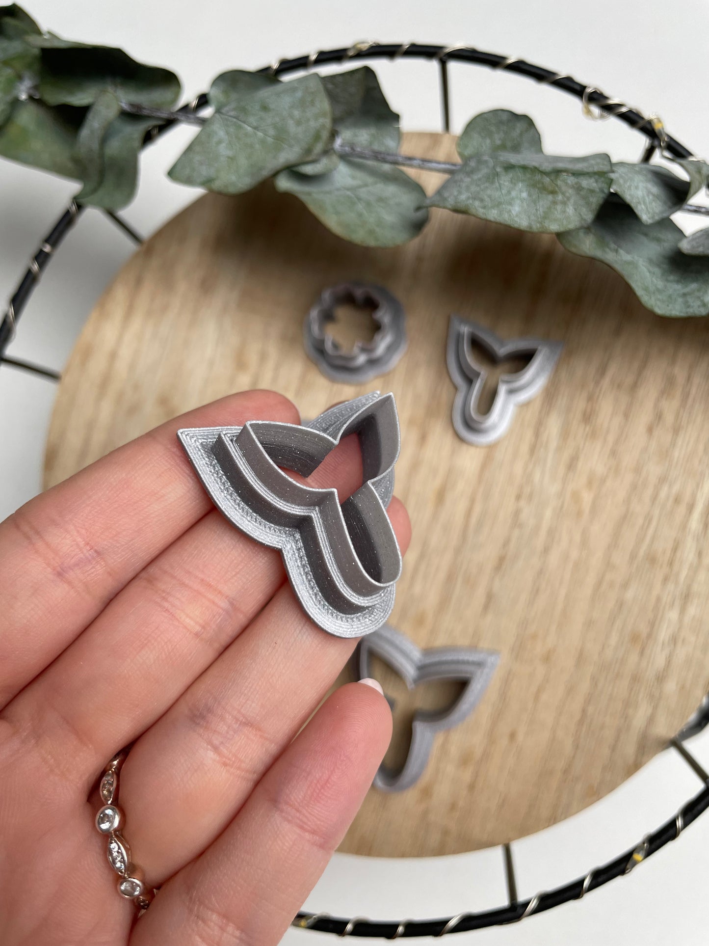 Clay Cutter Clover Flower