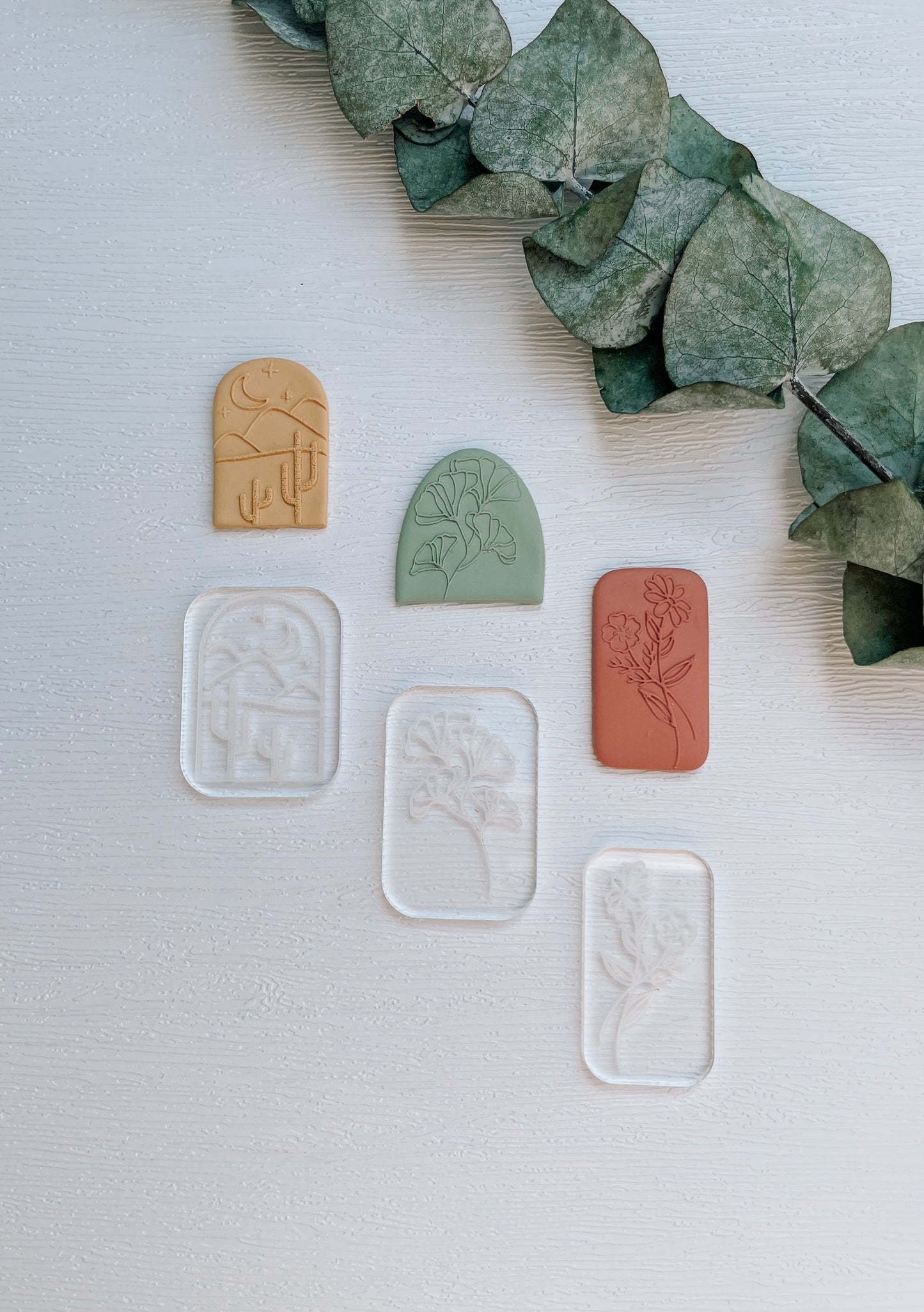 Acrylic embossing stamp