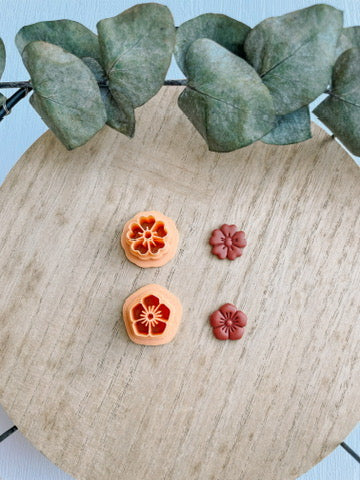 Polymerclay Cutter Embossed Flowers