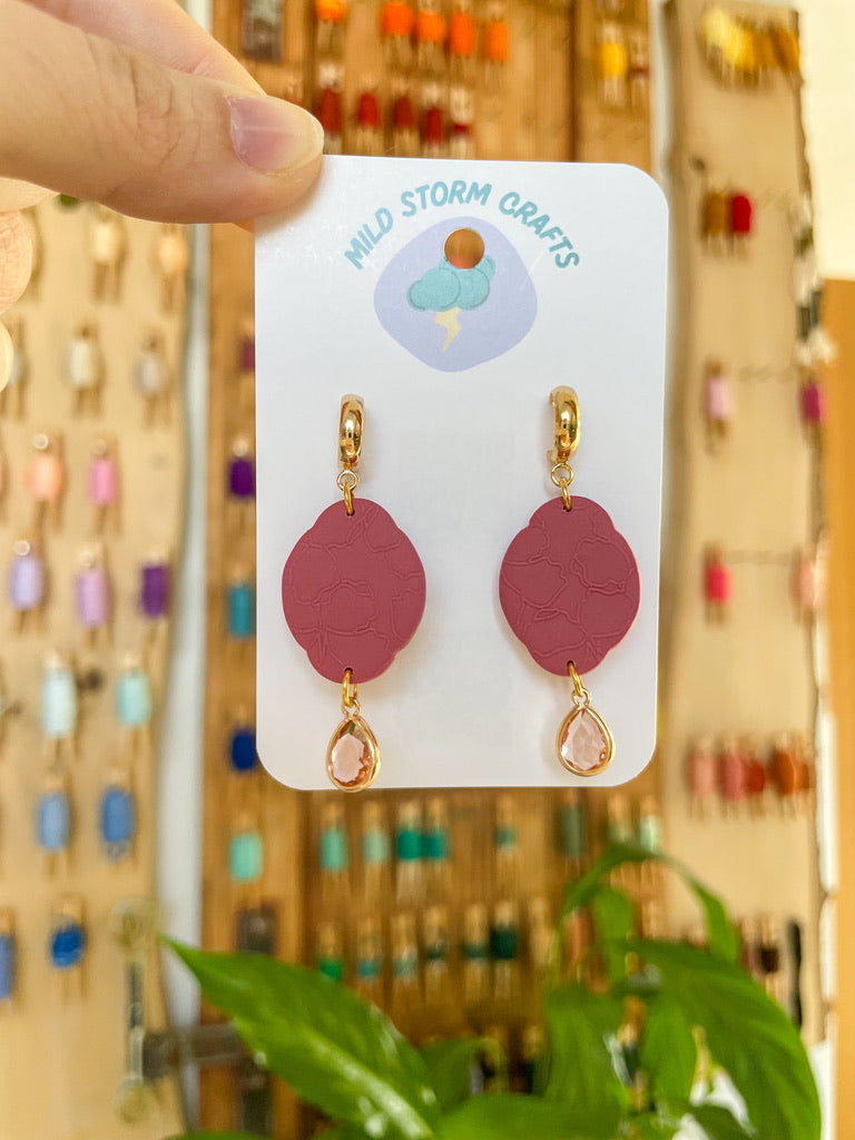 Polymerclay Earrings | Leichte Ohrringe | Stacy
