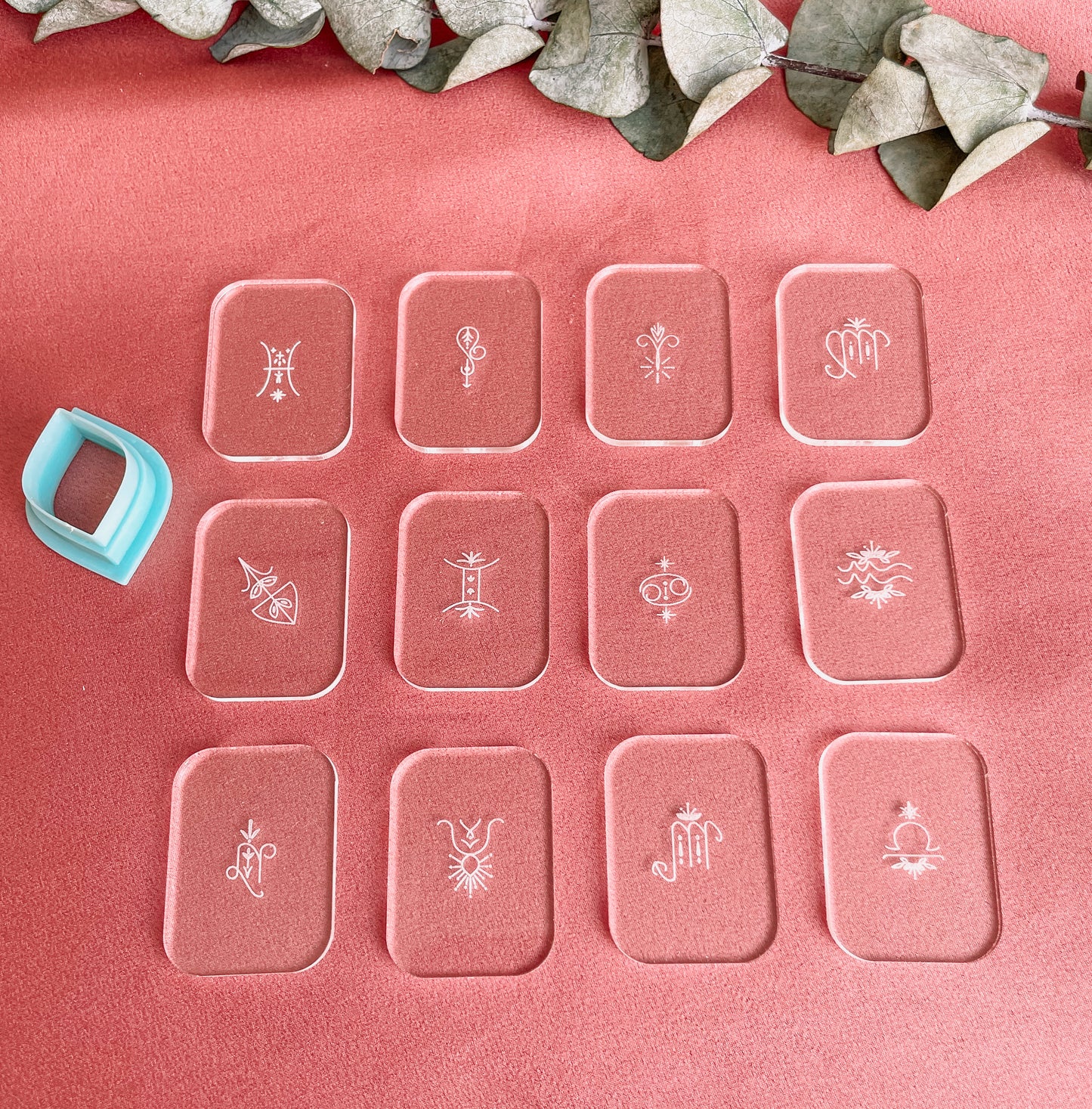 Zodiac embossing stamp