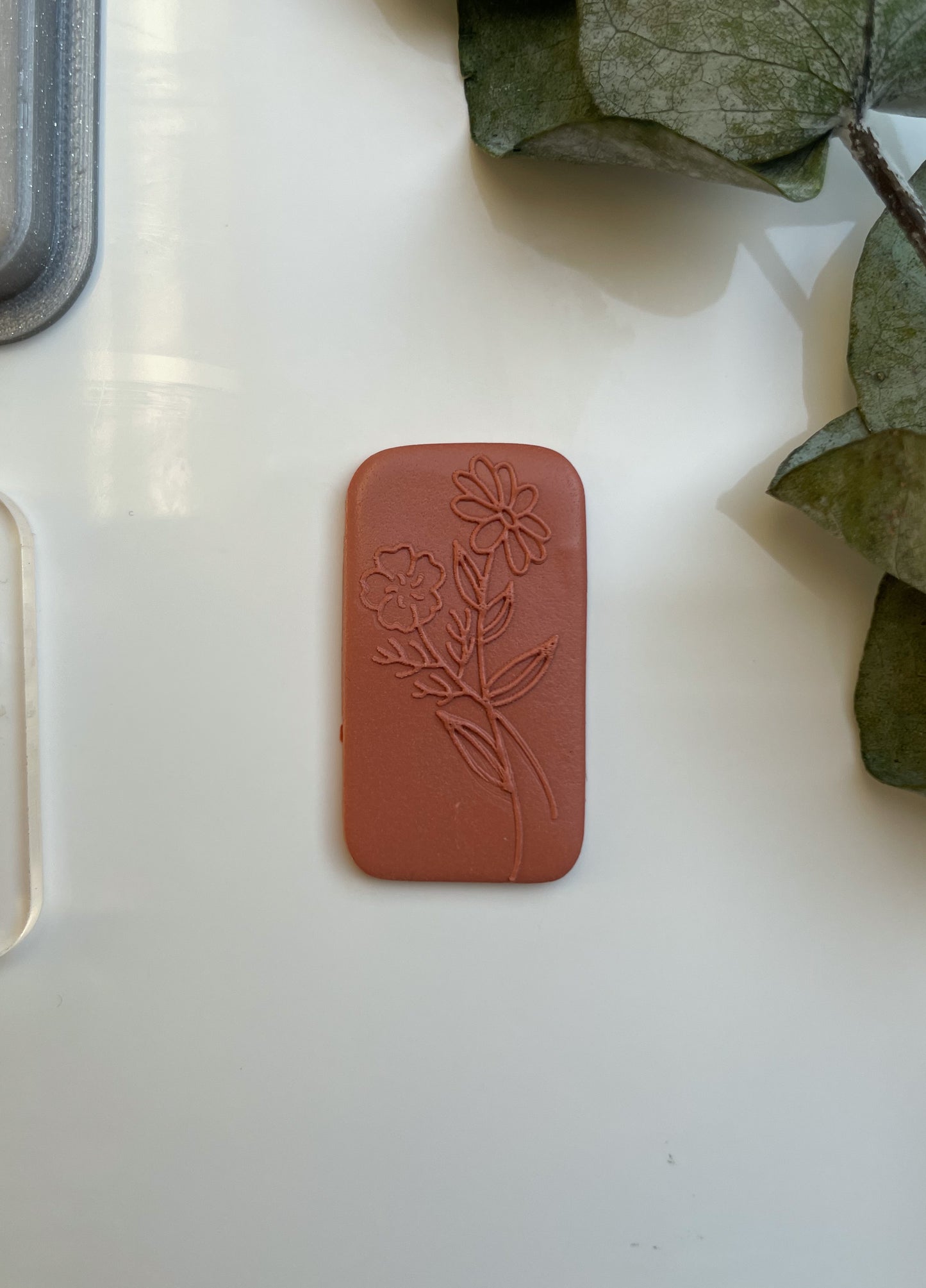 Acrylic embossing stamp