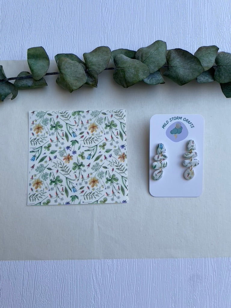 Garden themed Transferpaper