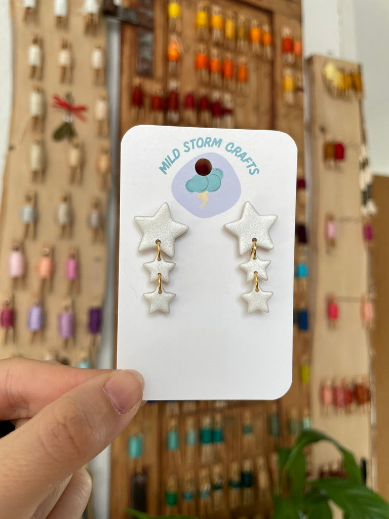 Polymerclay Earrings | Star