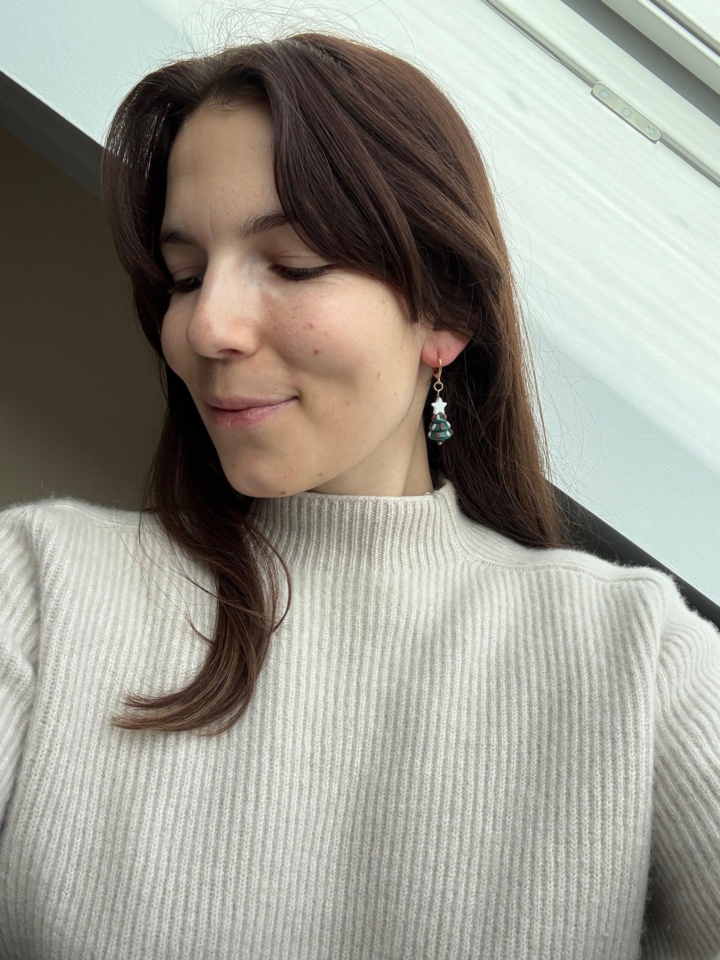 Polymerclay Earrings | Christmas Trees