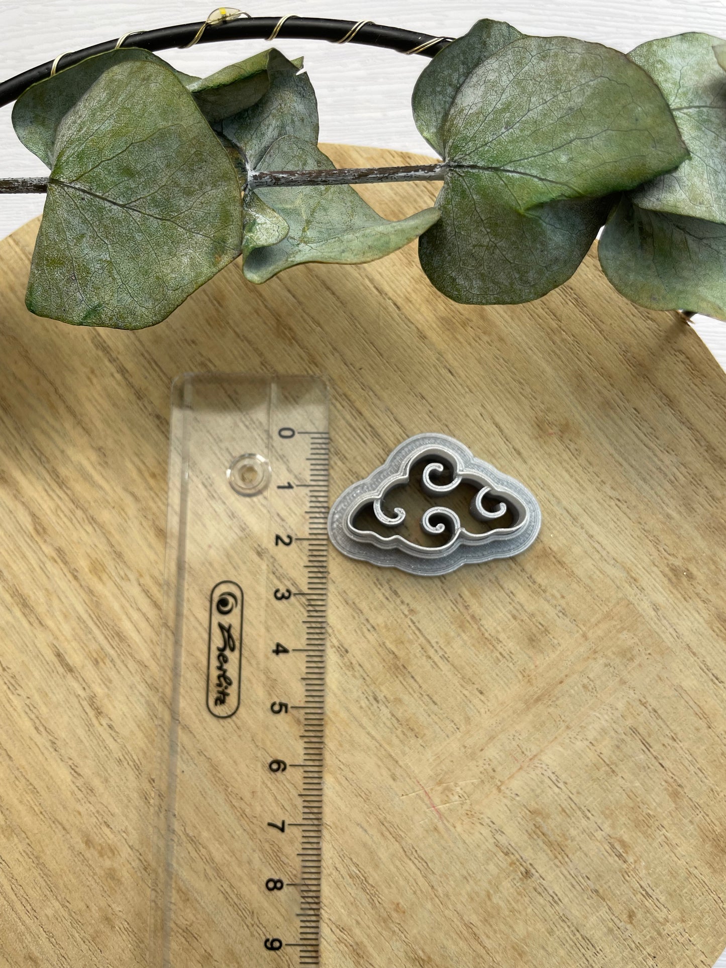 Clay Cutter Swirly Cloud
