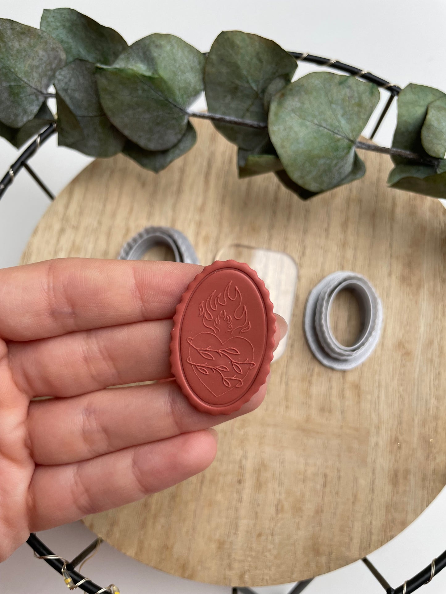 Clay Cutter Frame + Acrylic Stamp