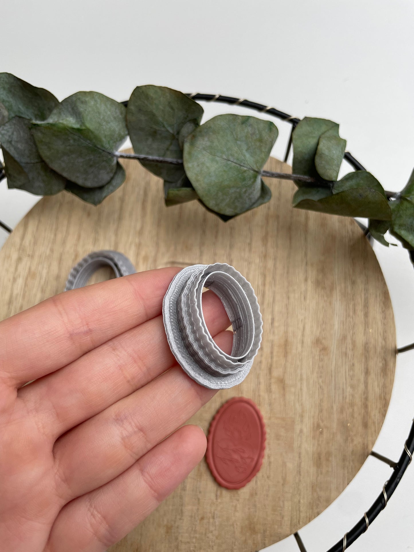 Clay Cutter Frame + Acrylic Stamp