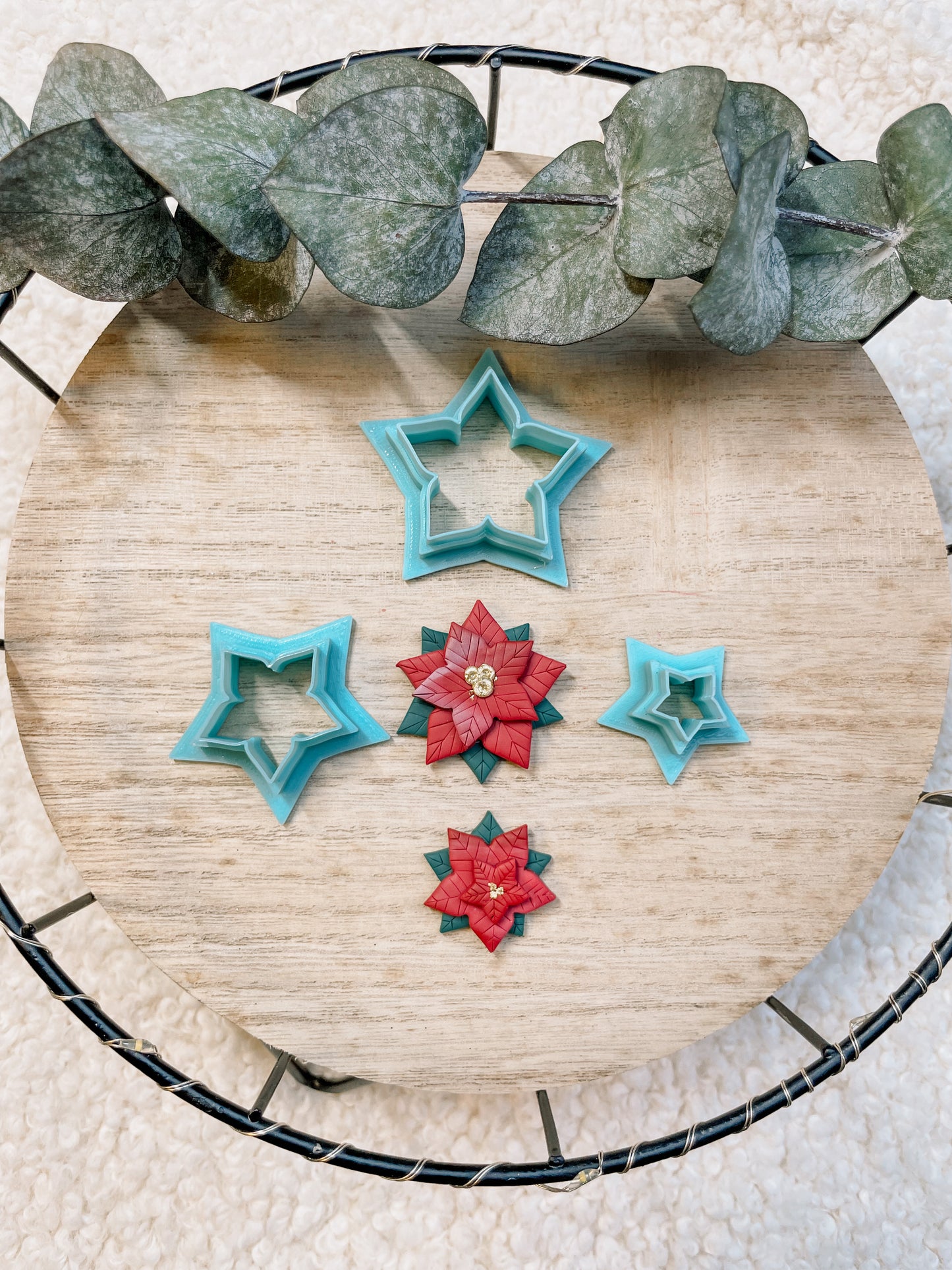 Clay Cutter Poinsettia