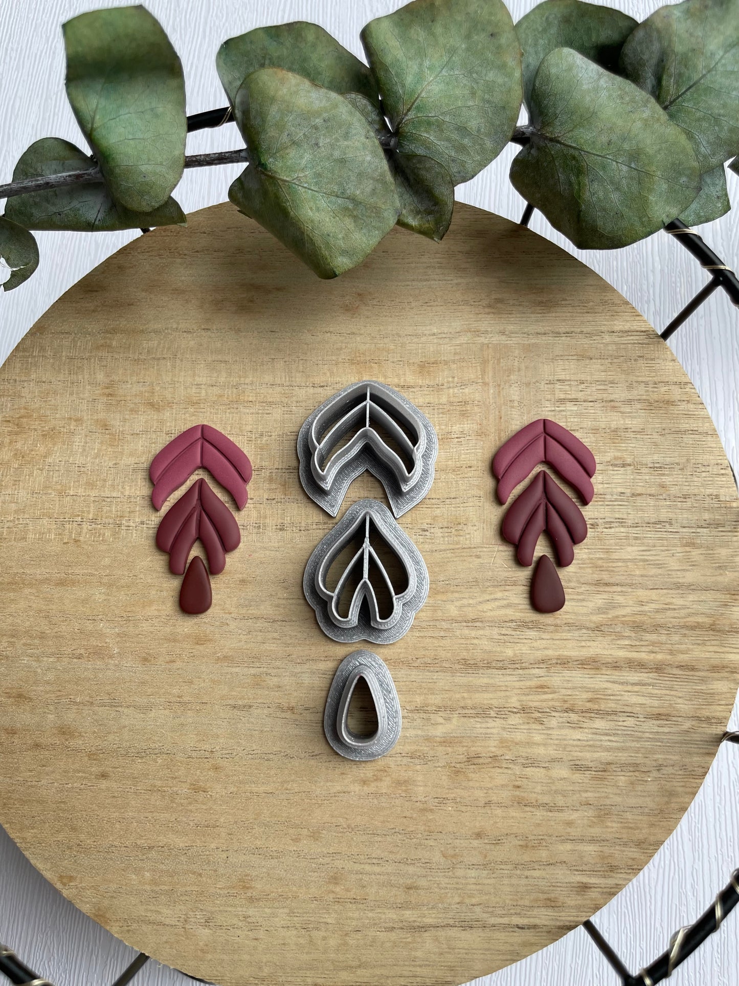 Polymerclay Cutter Embossed Fan