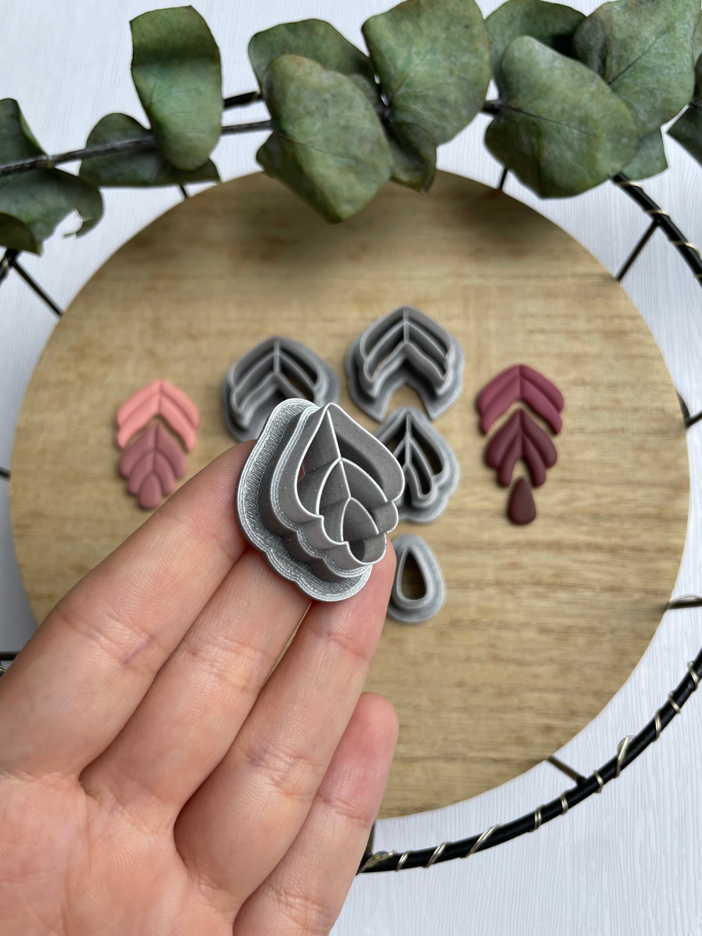 Polymerclay Cutter Embossed Fan