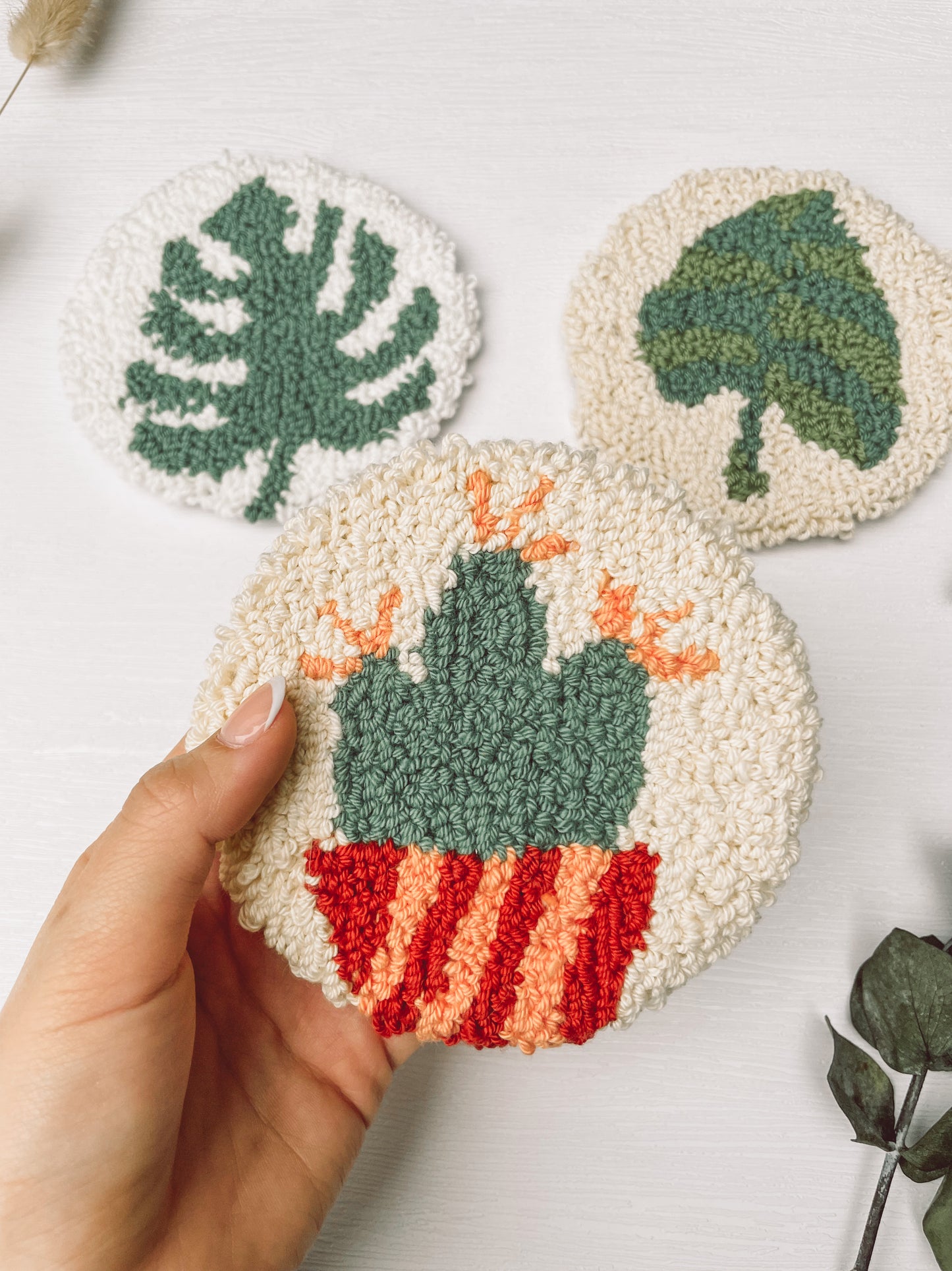 Mug Rug | Tassenteppich Plants