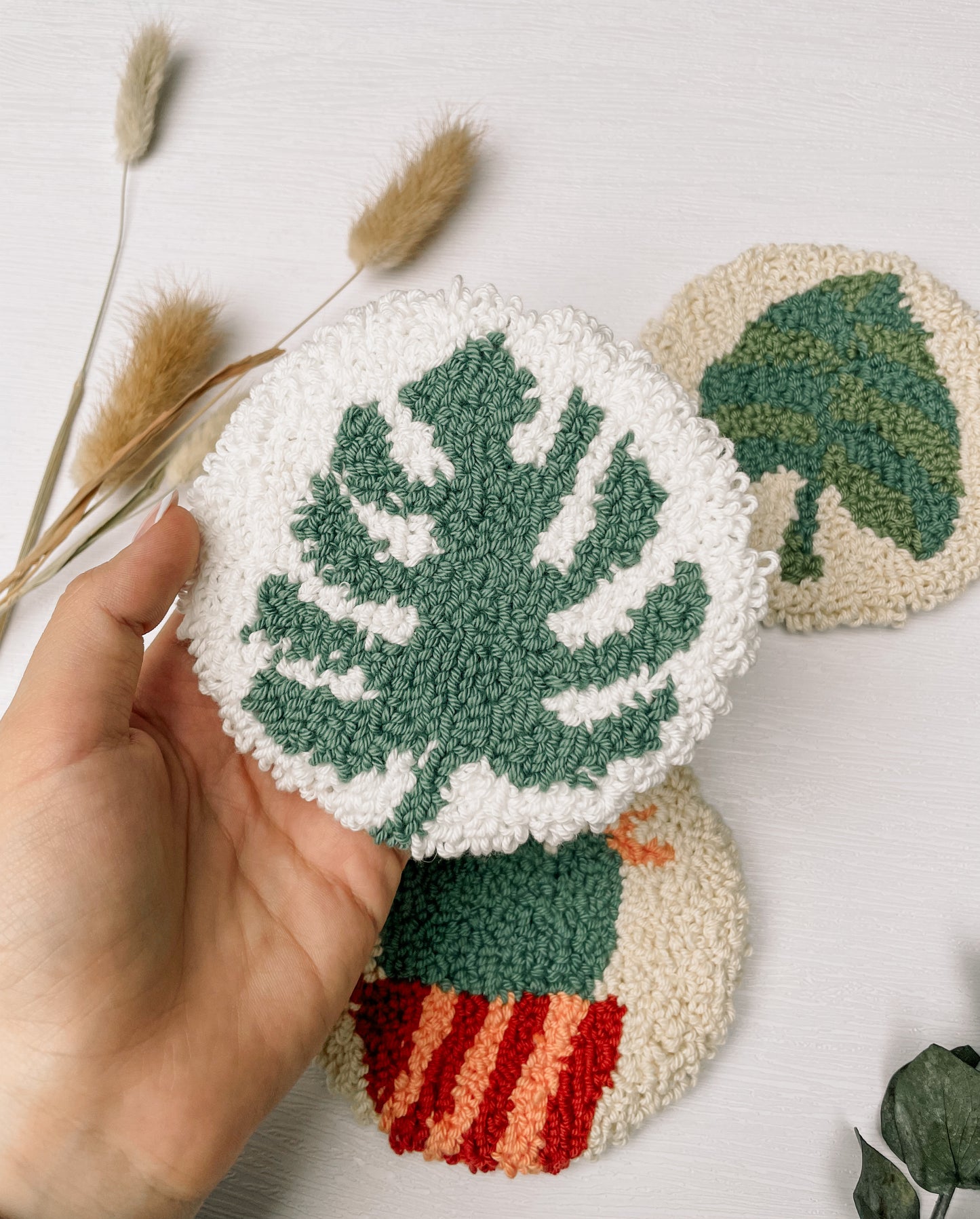 Mug Rug | Tassenteppich Plants