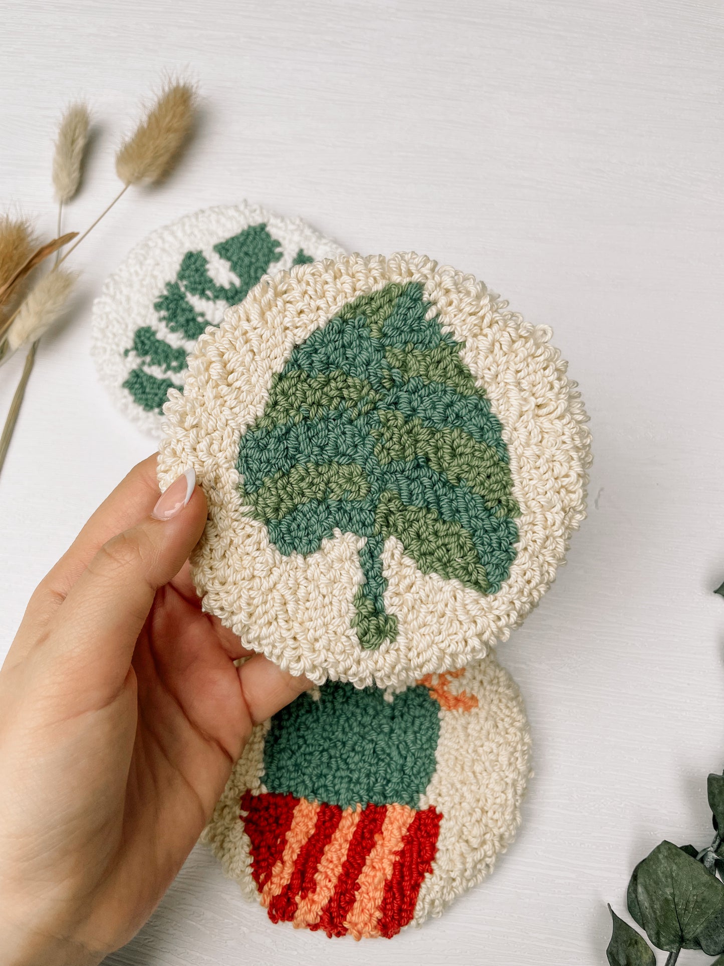 Mug Rug | Tassenteppich Plants