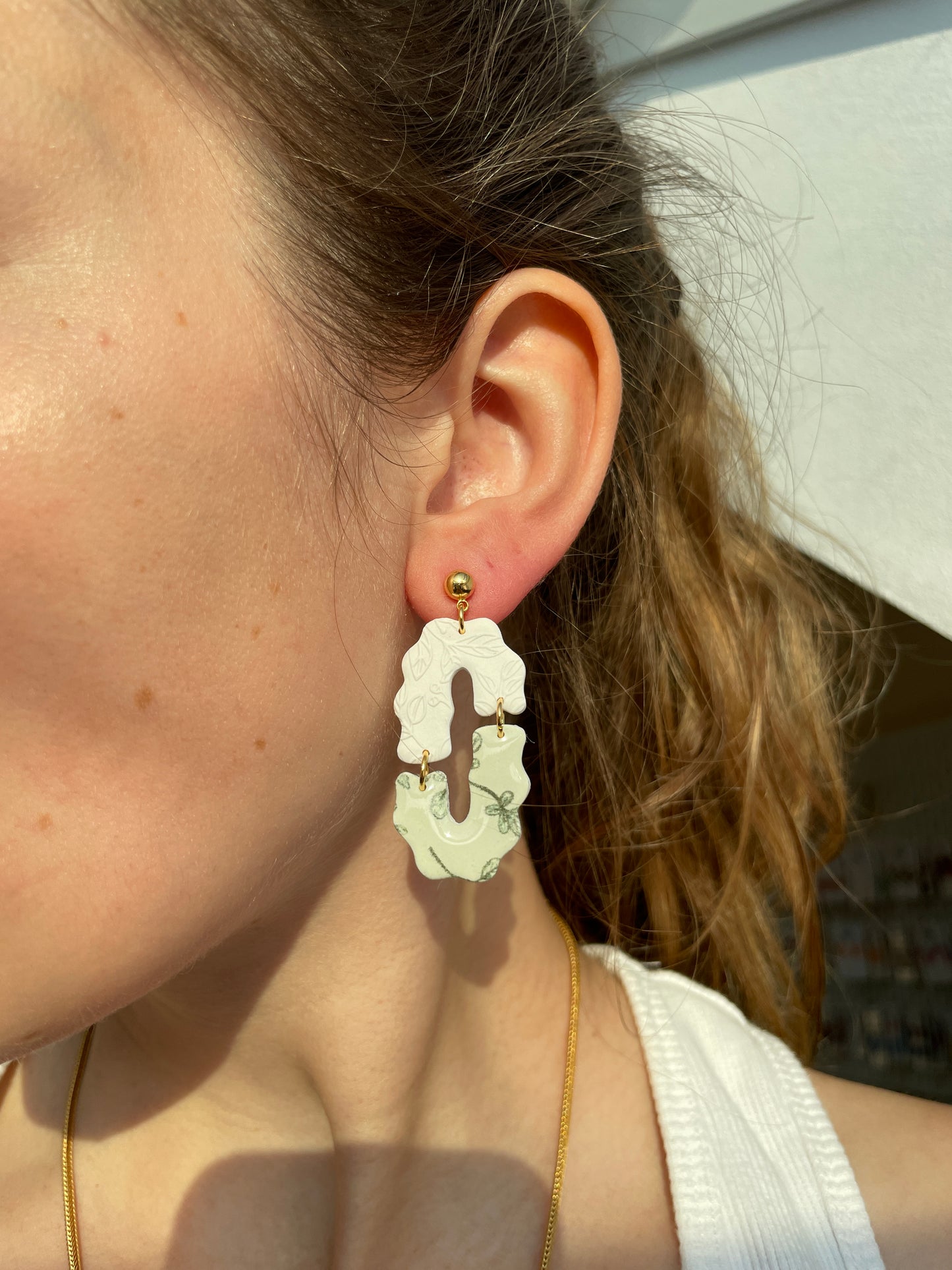 Polymerclay Earrings | Lightweight Earrings | Oflora