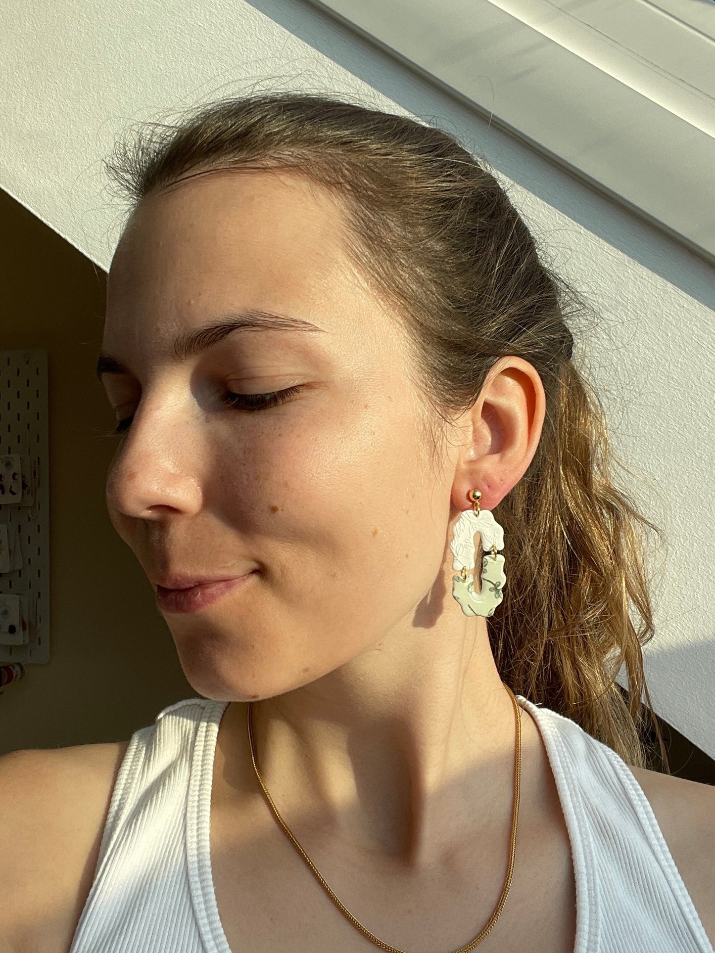 Polymerclay Earrings | Lightweight Earrings | Oflora