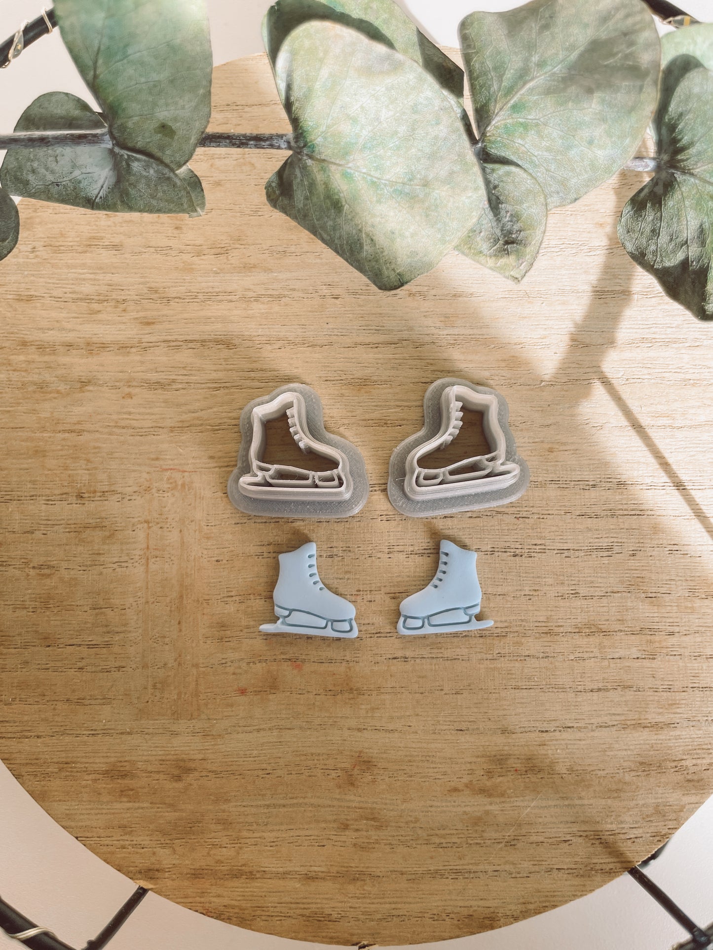 Polymer Clay Cutter Ice skates