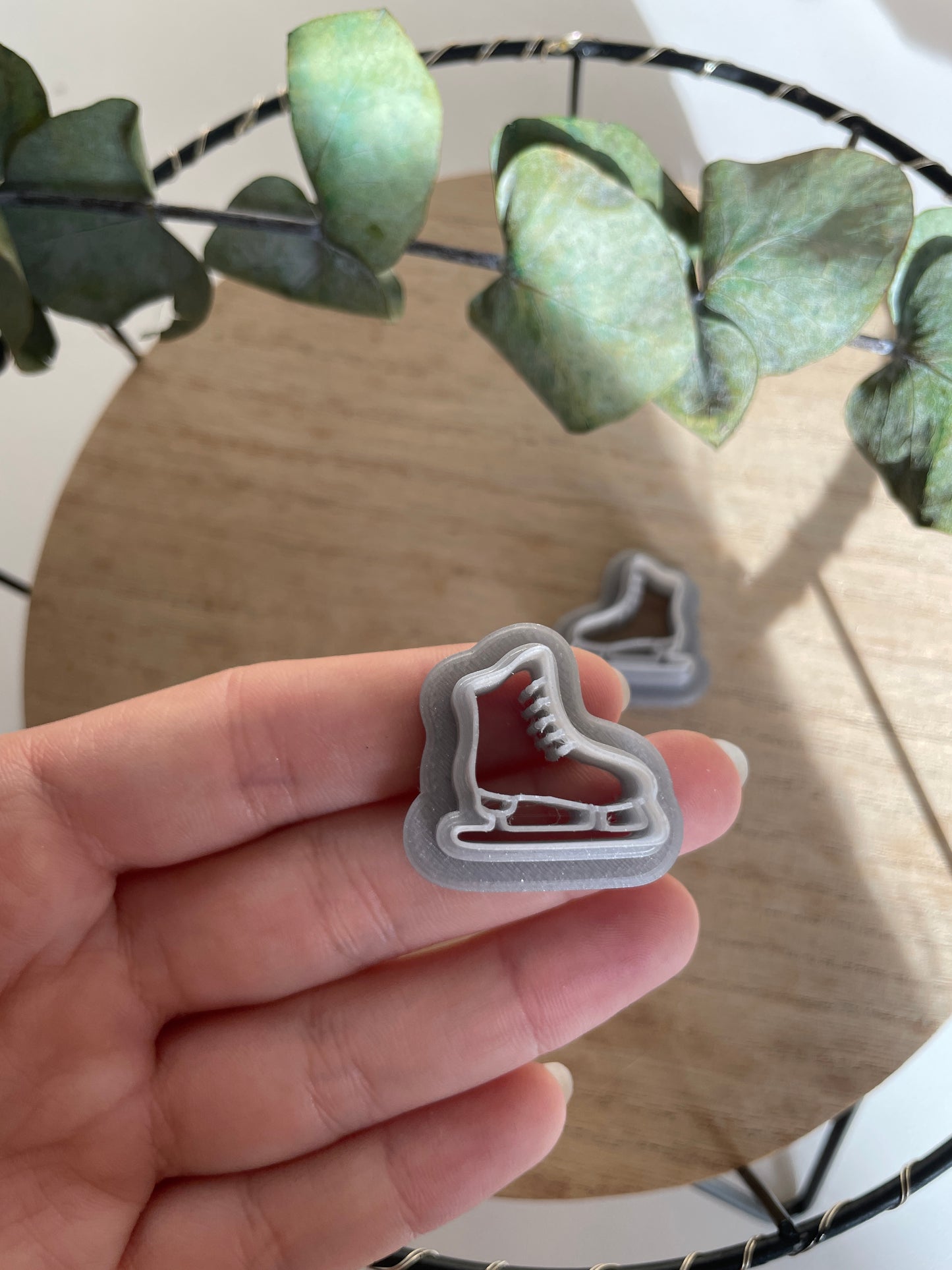 Polymer Clay Cutter Ice skates