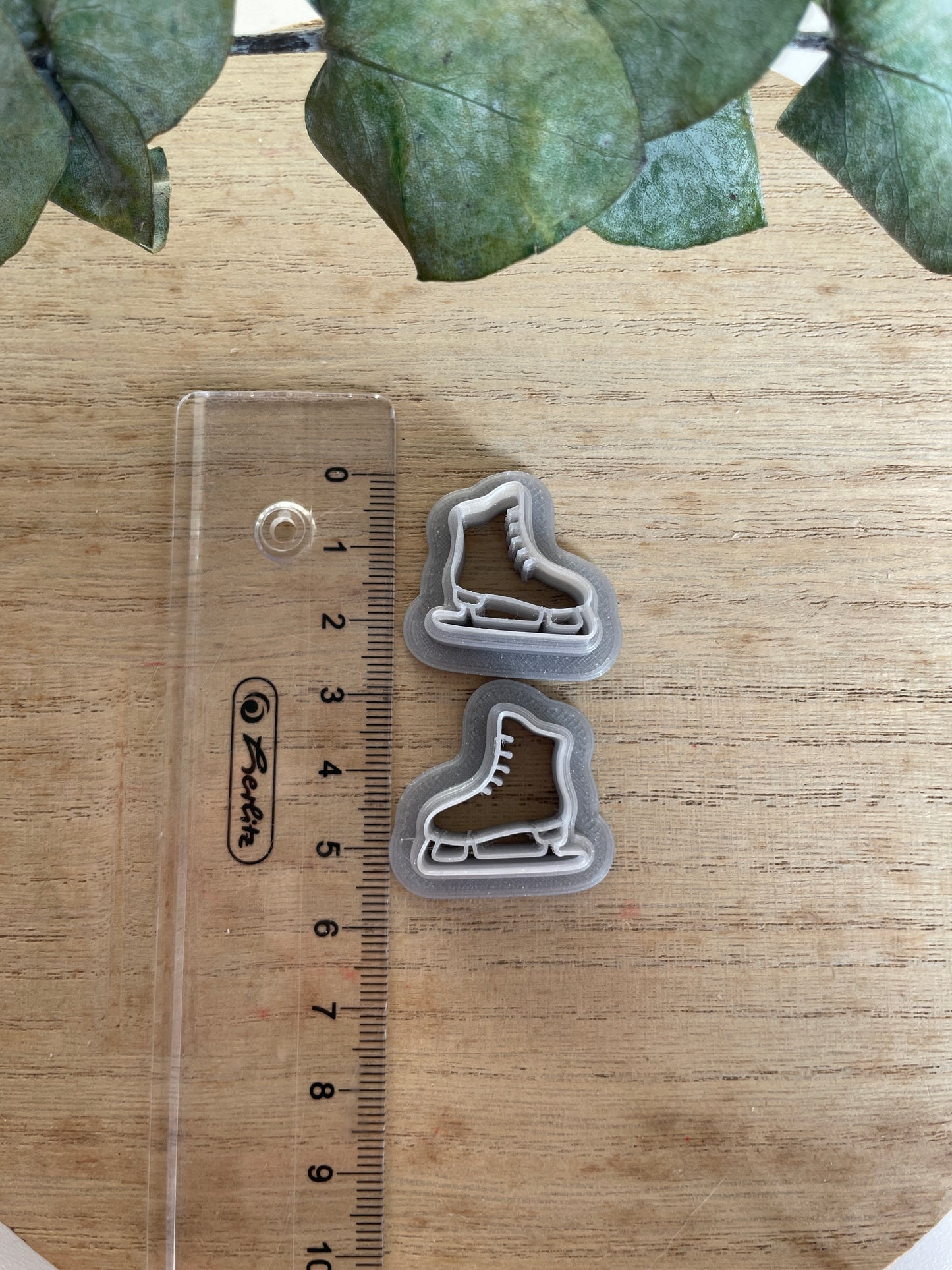 Polymer Clay Cutter Ice skates