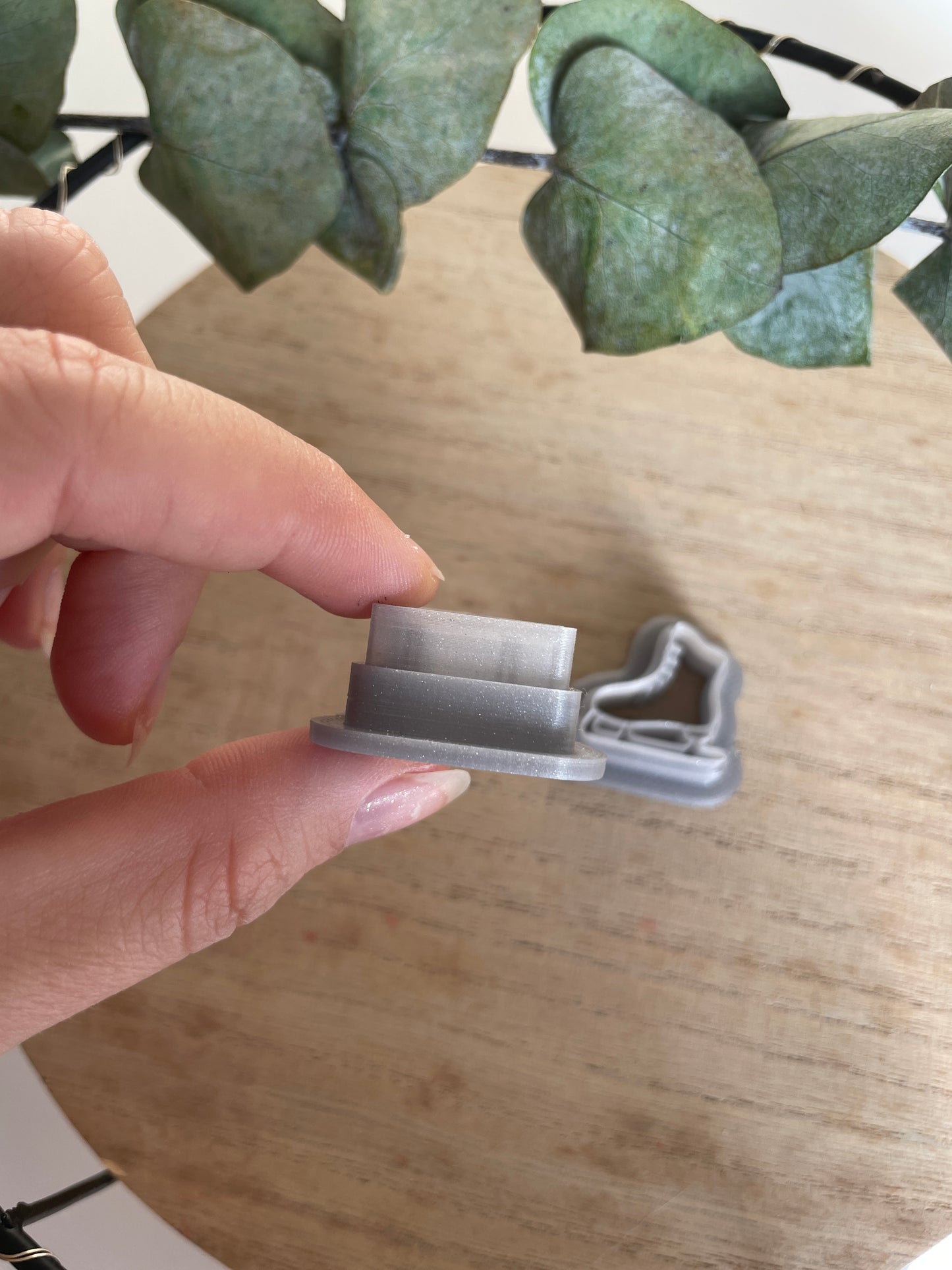 Polymer Clay Cutter Ice skates