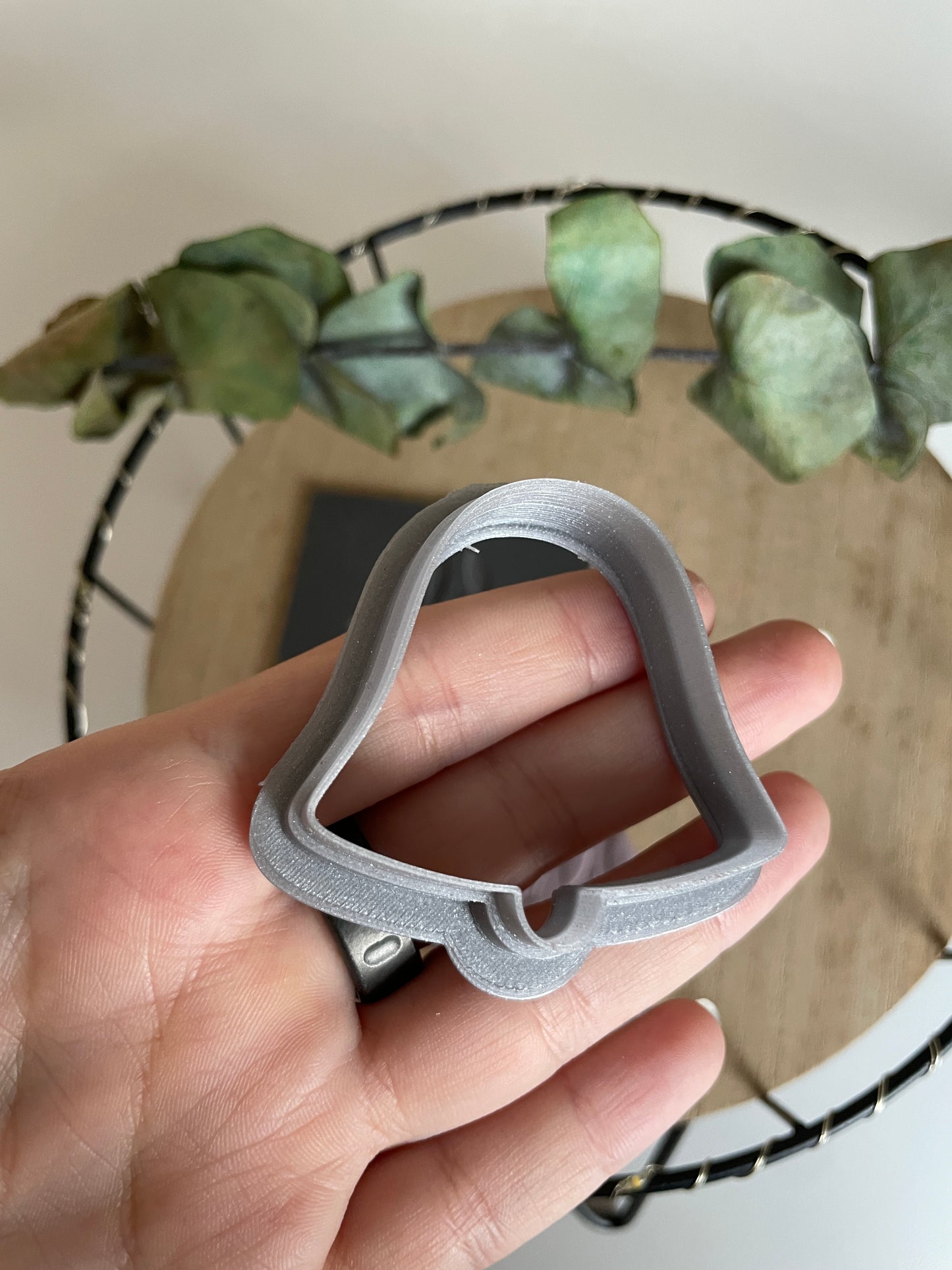 Polymerclaycutter Baumschmuck Glocke