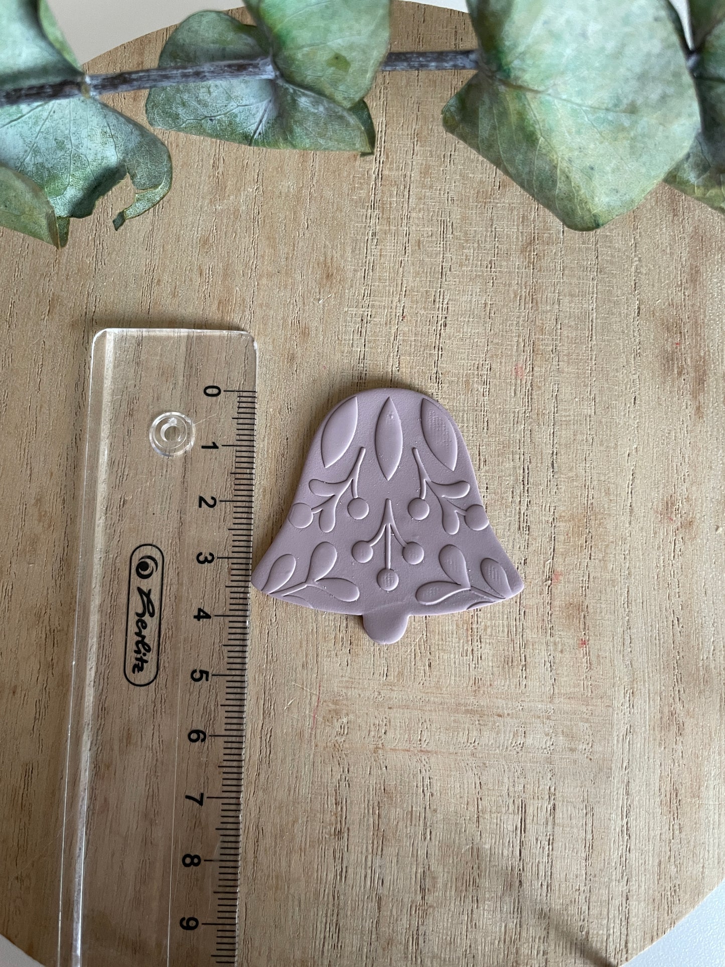 Polymerclaycutter Baumschmuck Glocke