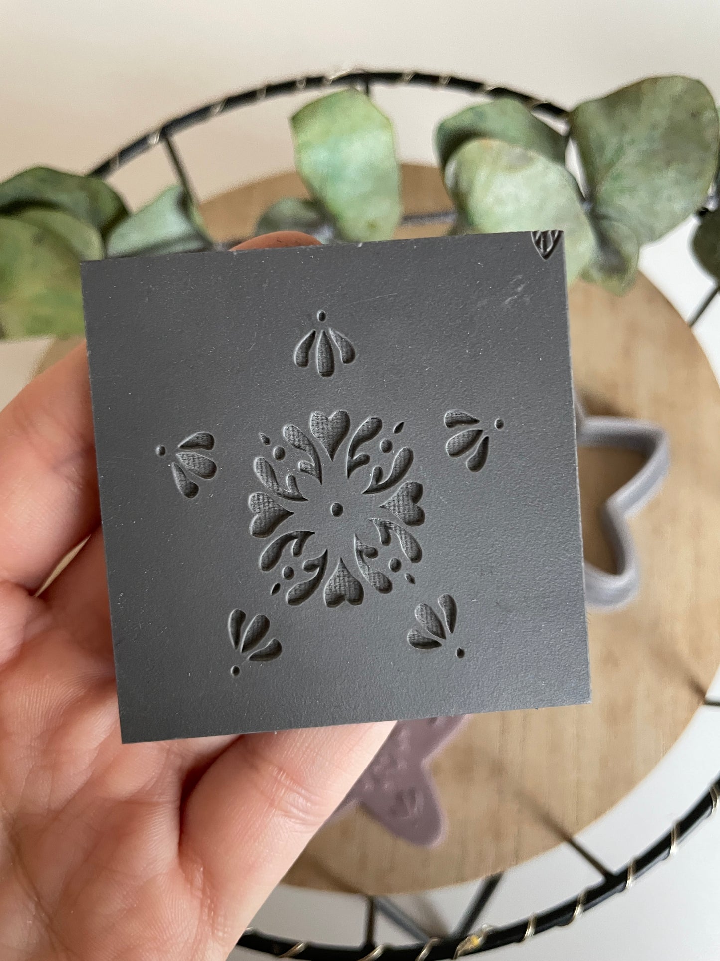 Polymerclaycutter Baumschmuck Stern