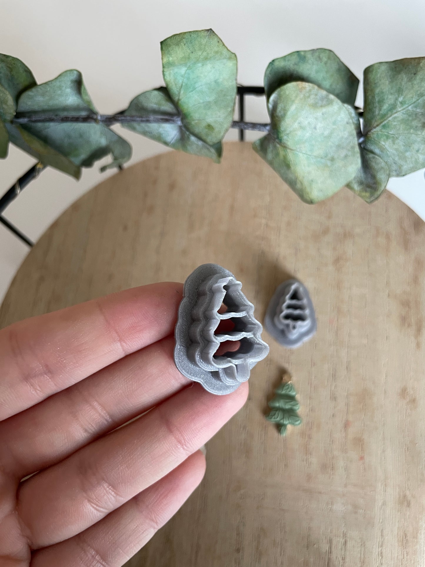 Polymerclay Cutter Tree with Star
