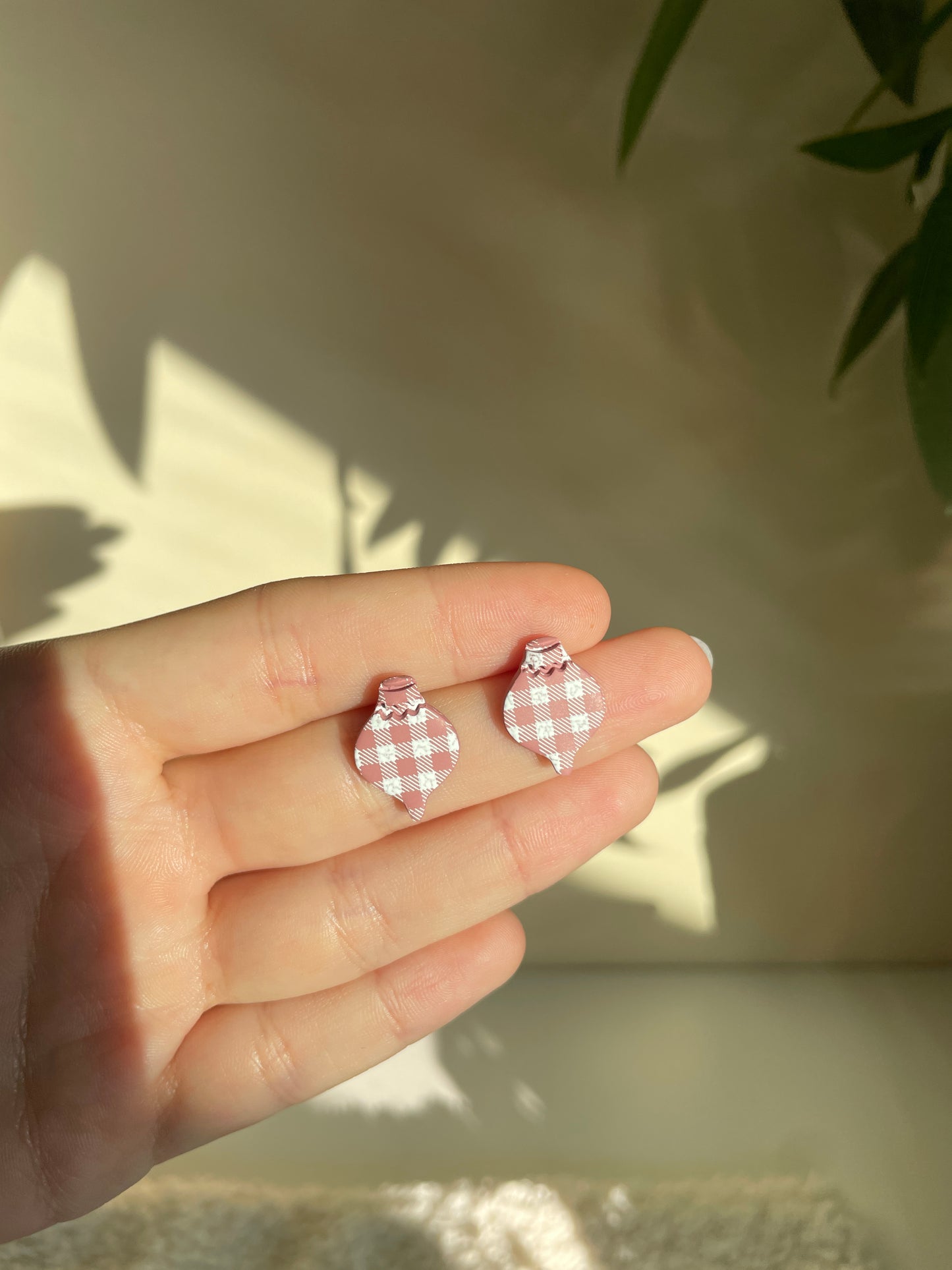 Polymerclay Earrings | Leichte Ohrringe | Weihnachtsstecker