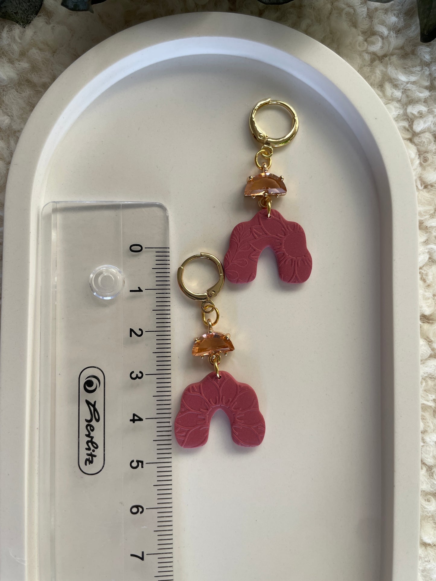 Polymerclay Earrings | Leichte Ohrringe | Winter Wonder