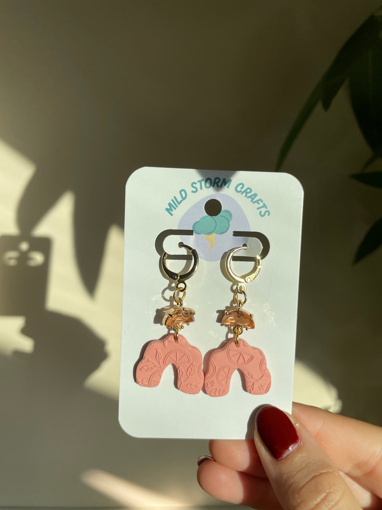 Polymerclay Earrings | Leichte Ohrringe | Winter Wonder