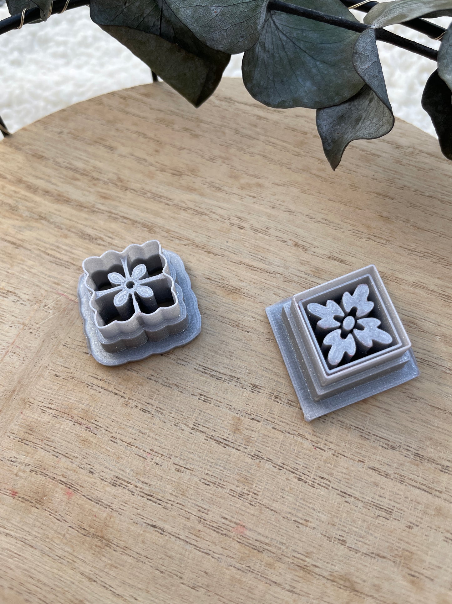 Polymer clay cutters fancy imprints