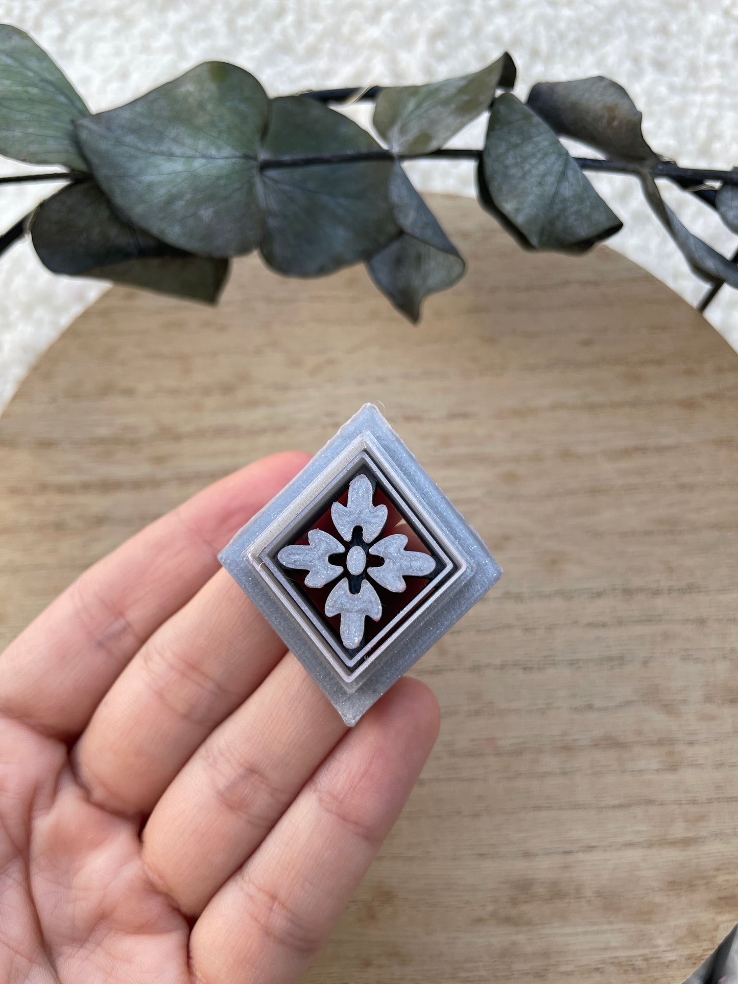 Polymer clay cutters fancy imprints