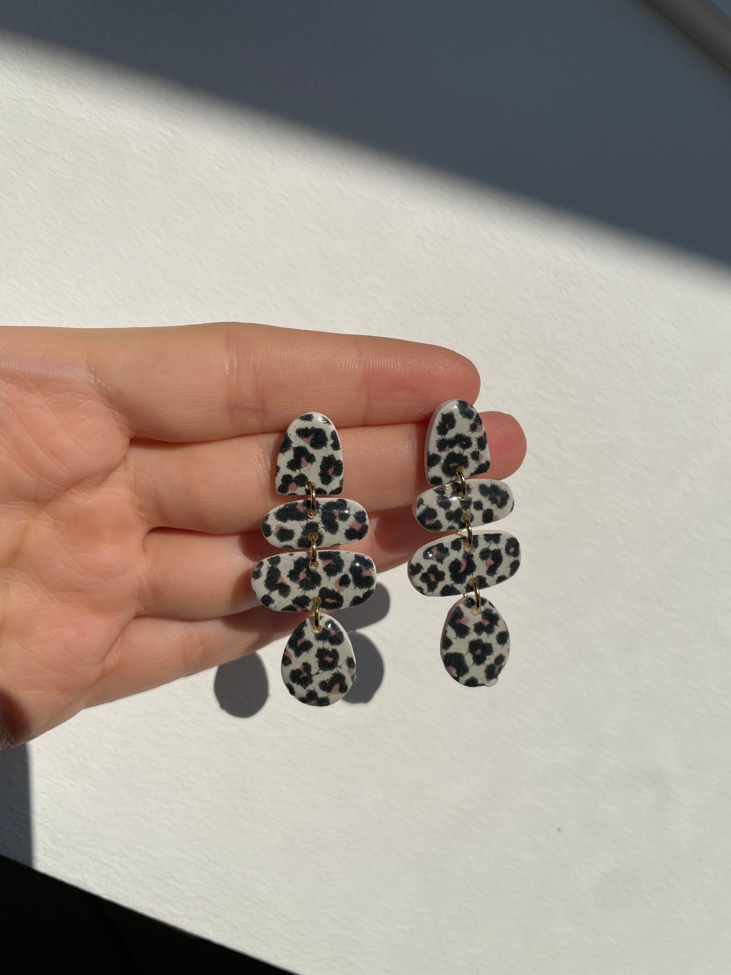 Polymerclay Earrings | Leopardenhänger