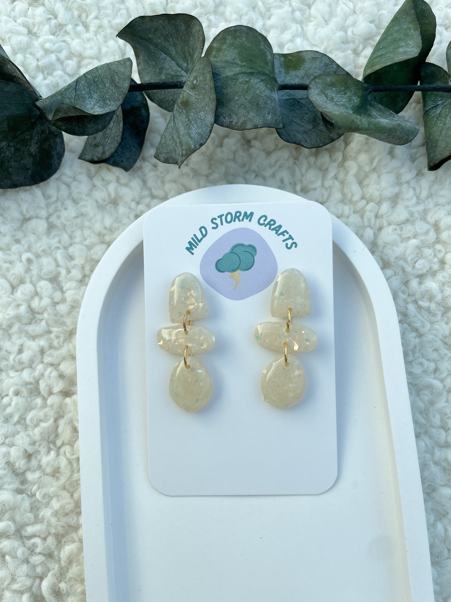 Polymerclay Earrings | Shine Bright