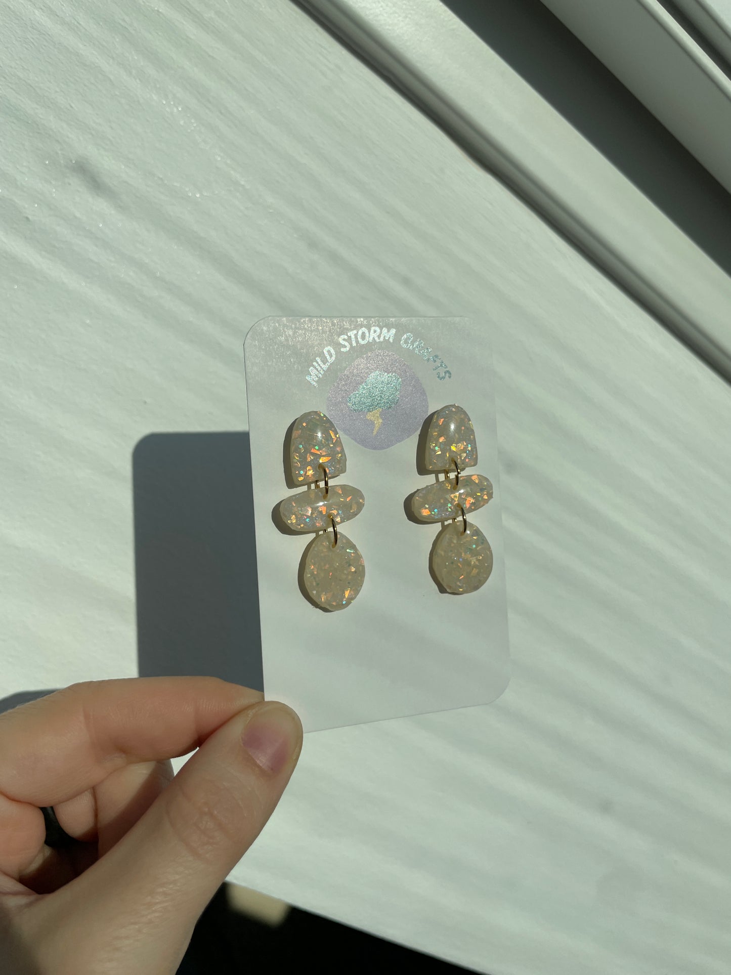 Polymerclay Earrings | Shine Bright