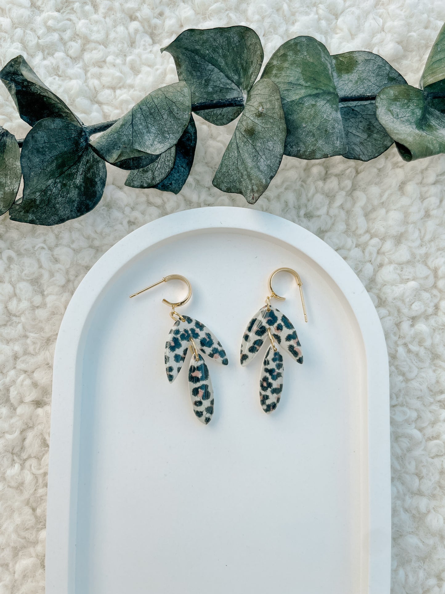 Polymerclay Earrings | Leopardenhänger