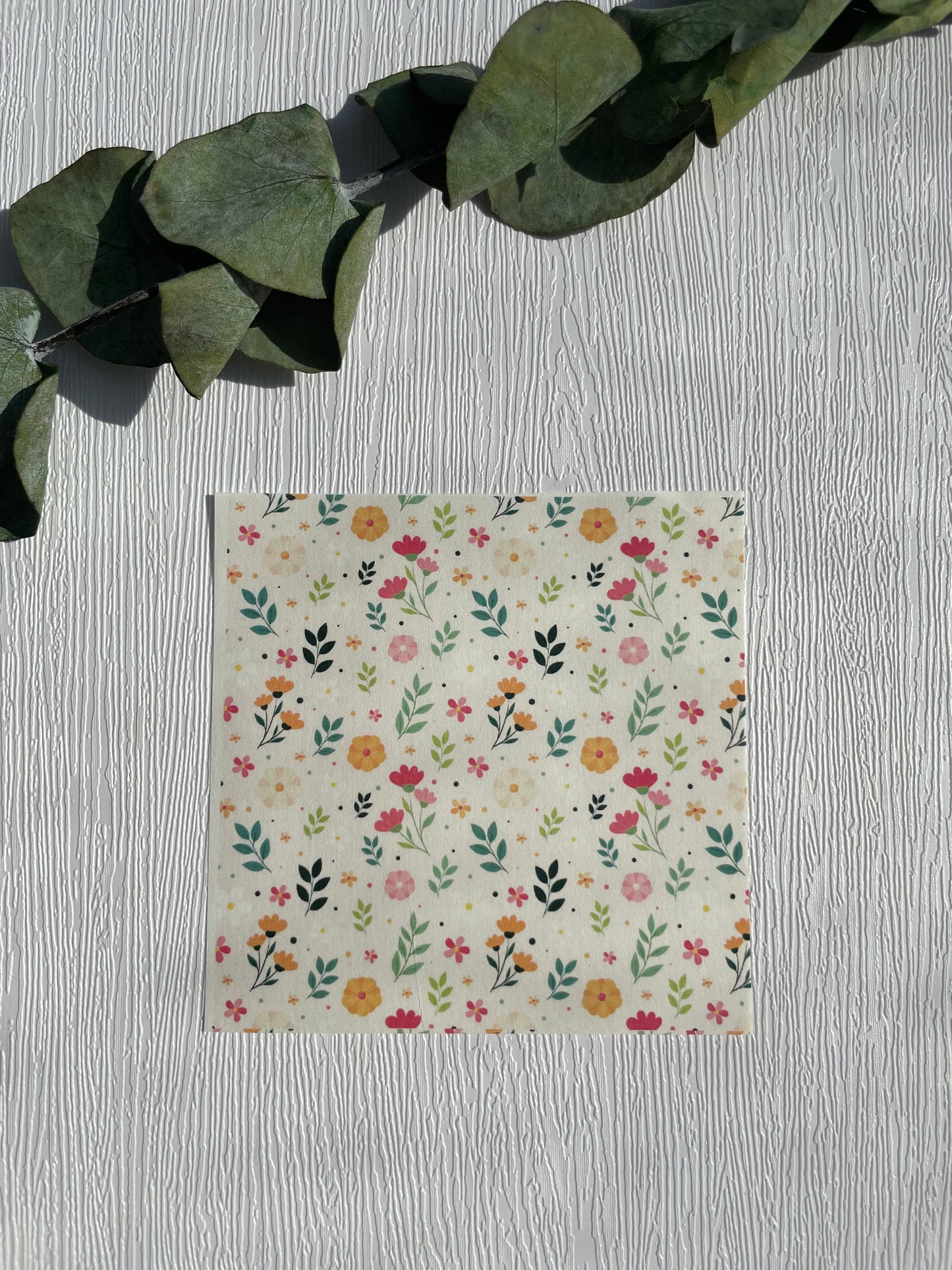 Bunte kleine Blumen Transferpapier
