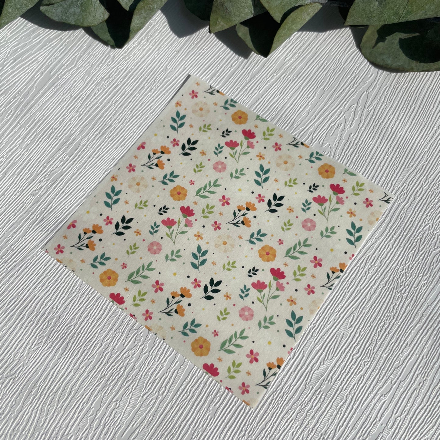 Bunte kleine Blumen Transferpapier
