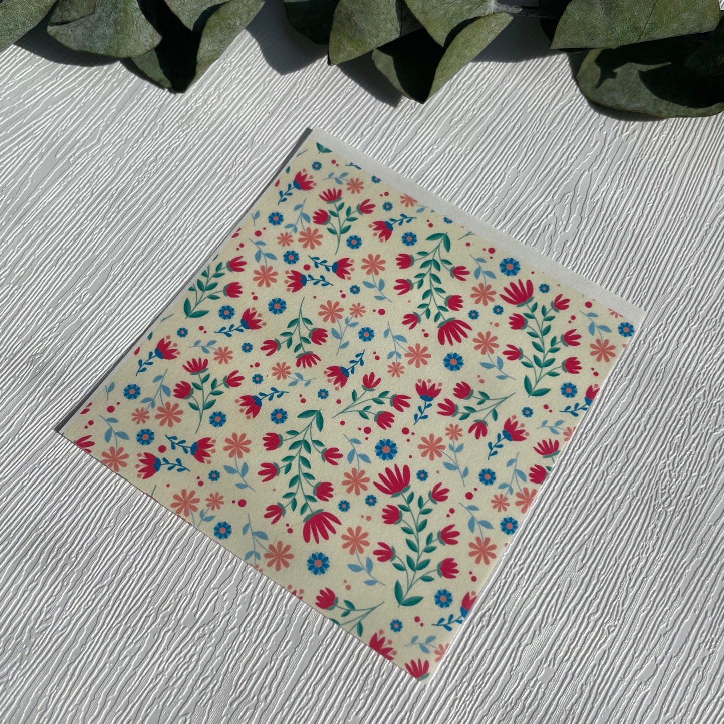 Kleine bunte Blumen Transferpapier