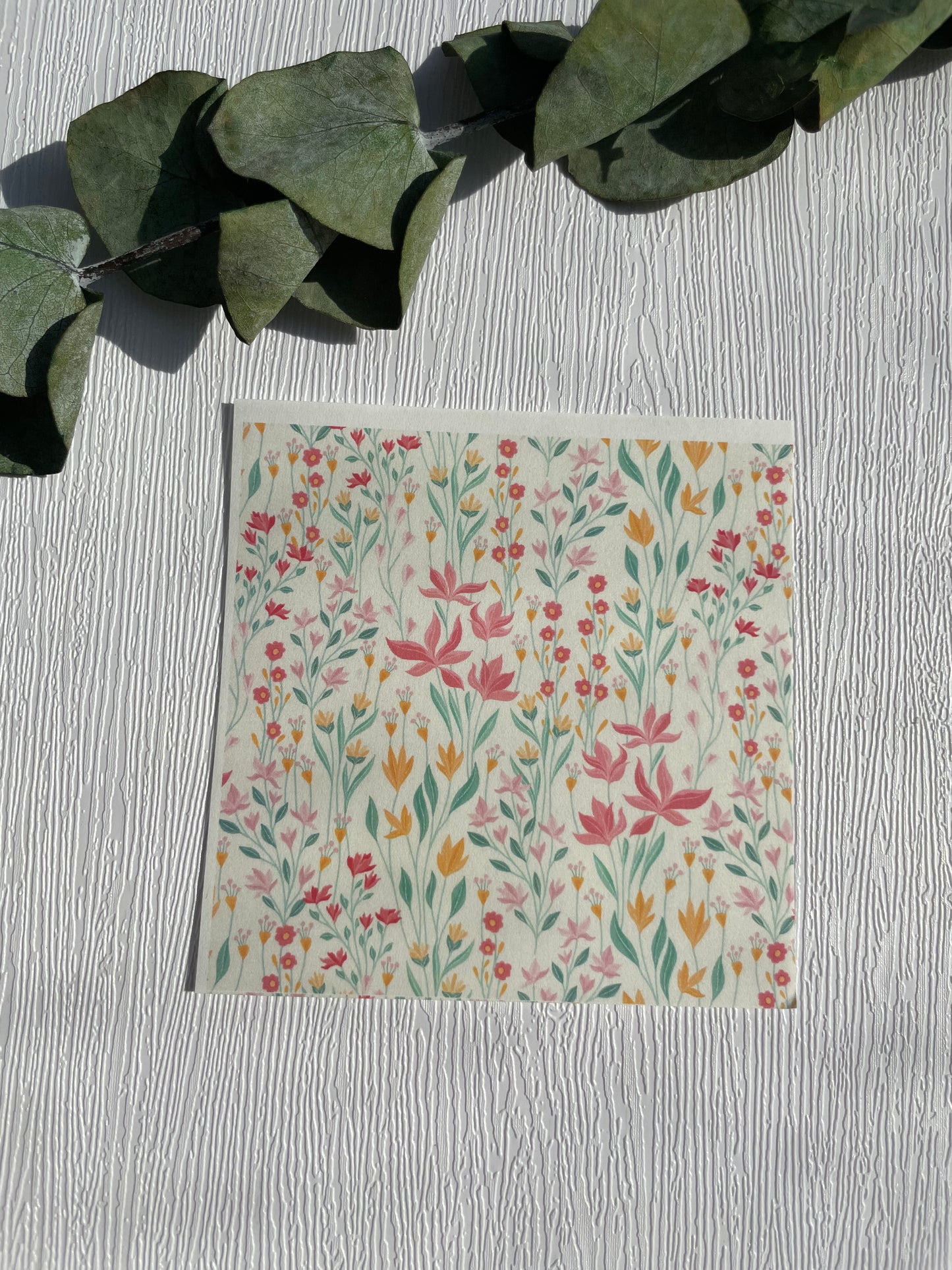 Pastell Blumen Transferpapier