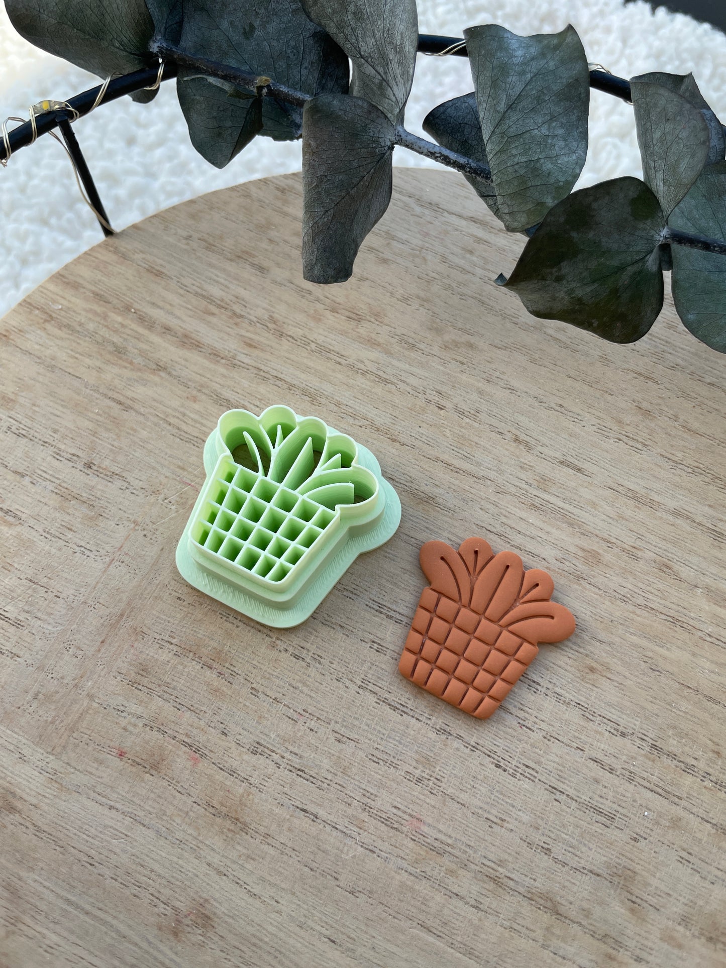 Polymerclay Cutter Topfpflanze