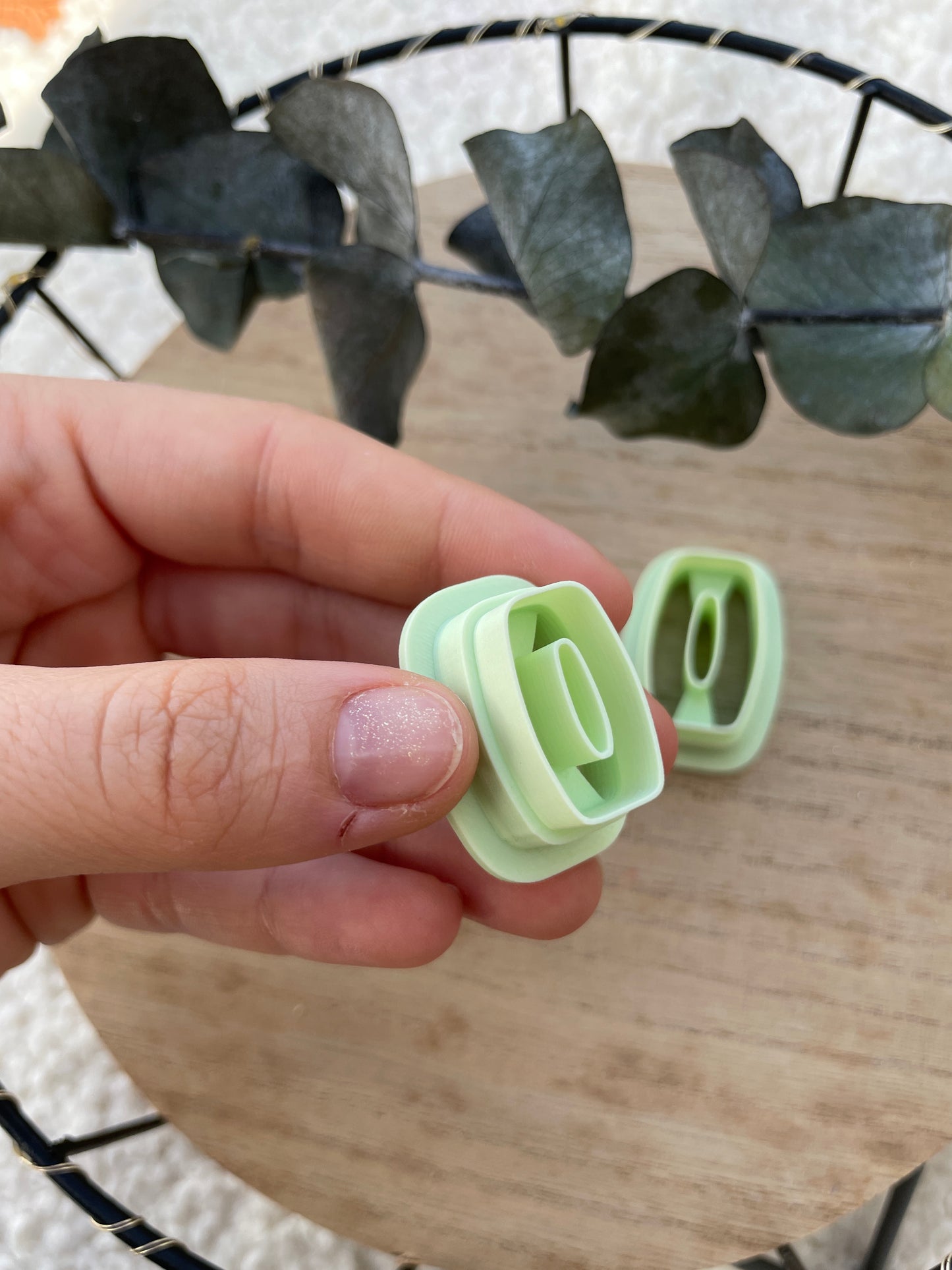 Polymer Clay Cutter Oblong Donut