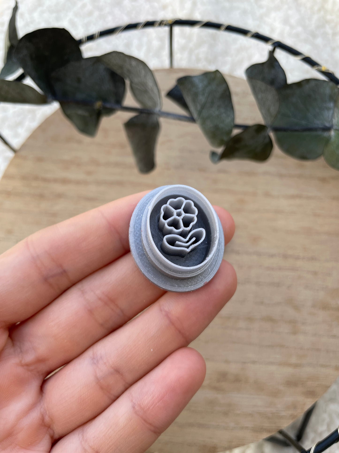 Polymerclay Cutter Imprint Blume