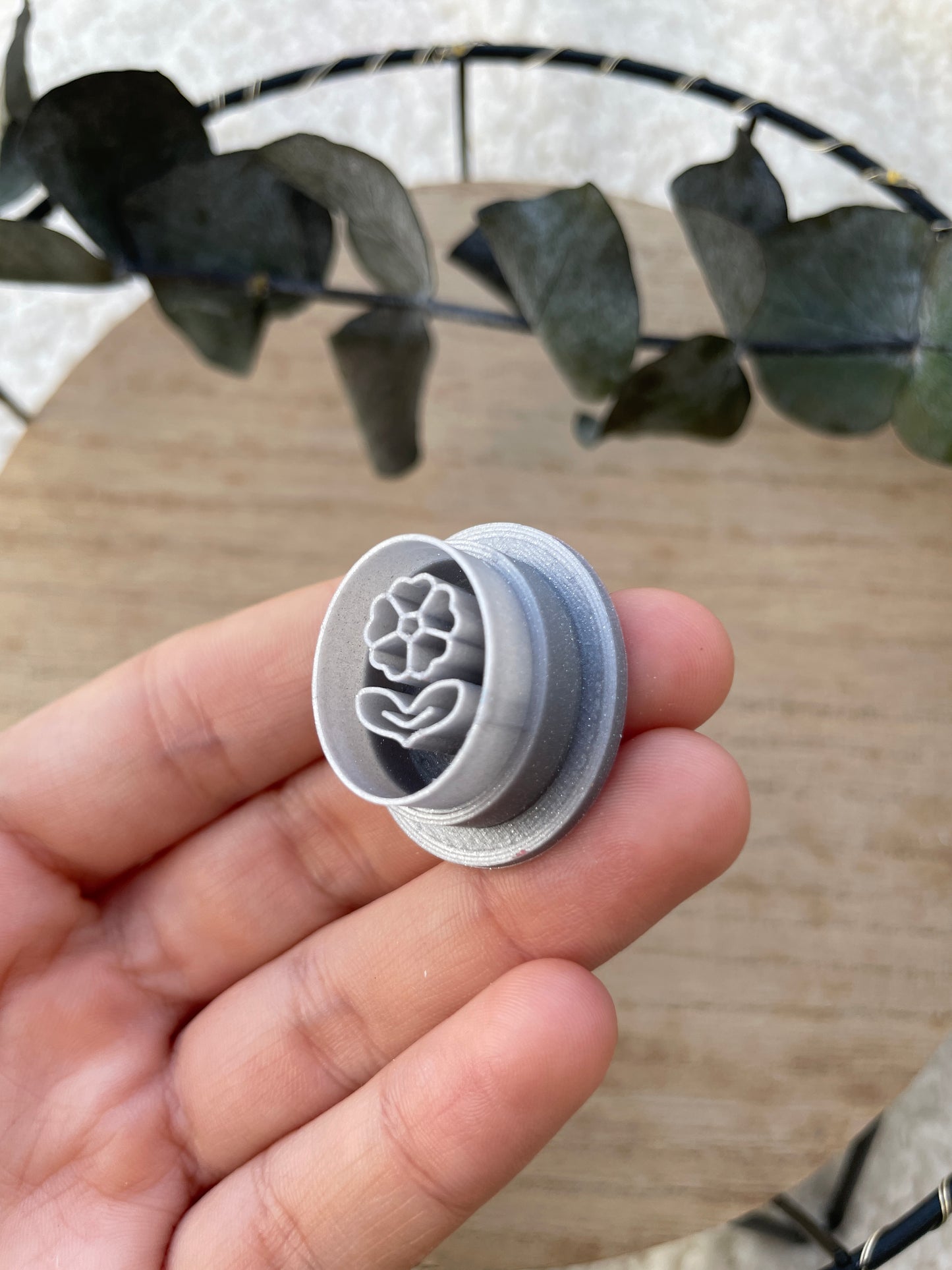 Polymerclay Cutter Imprint Blume