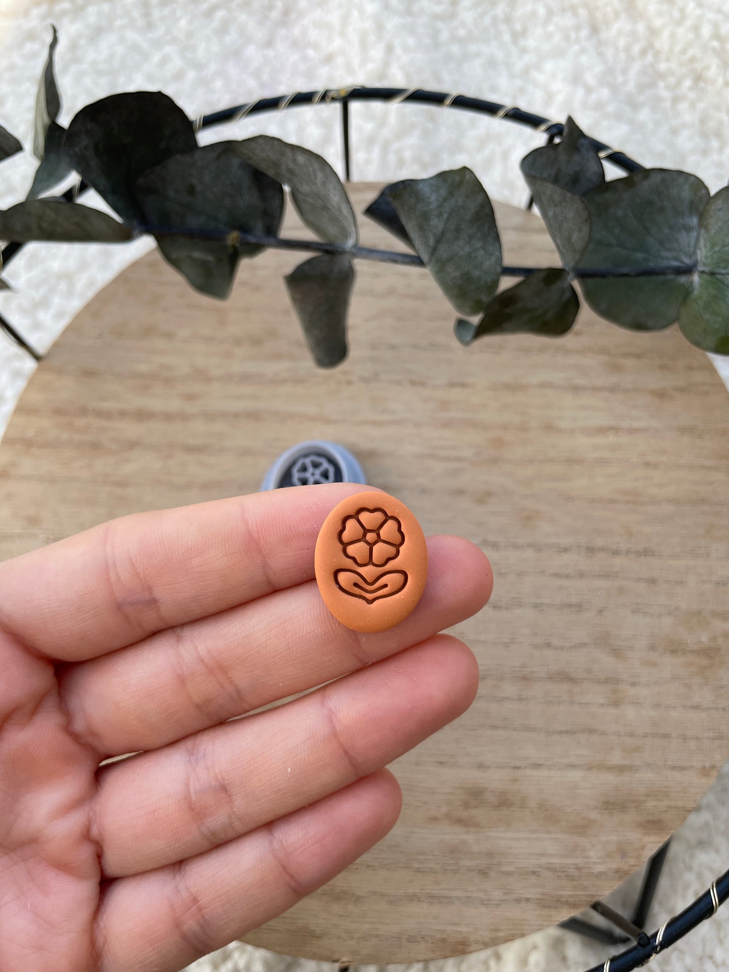 Polymerclay Cutter Imprint Blume
